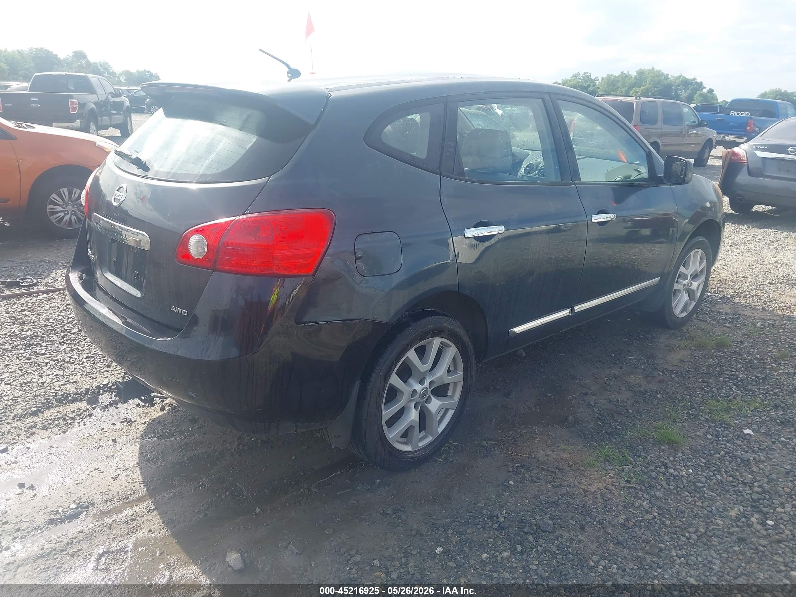2012 Nissan Rogue S Gray vin: JN8AS5MV2CW708323