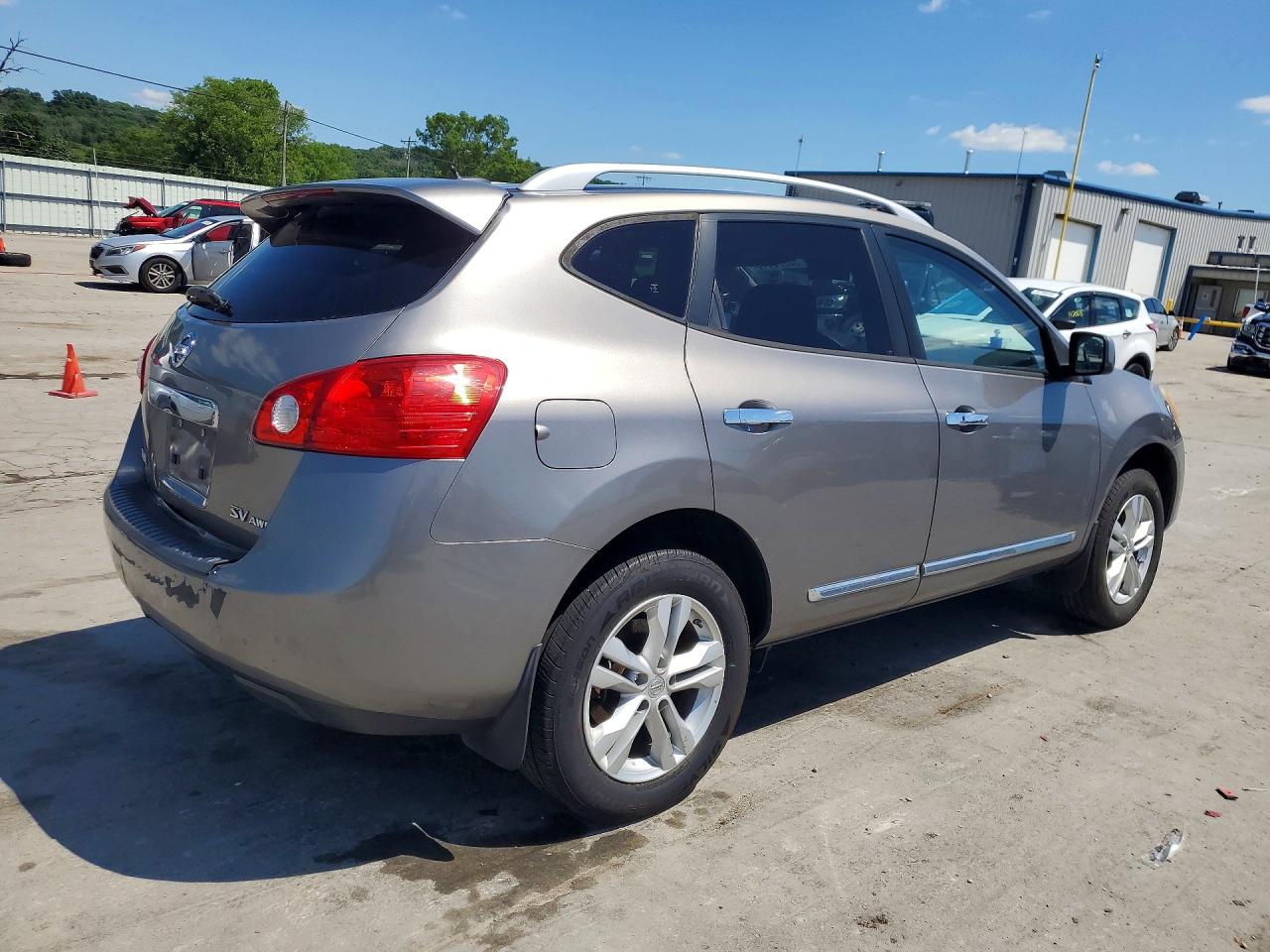 2012 Nissan Rogue S Gray vin: JN8AS5MV2CW709942
