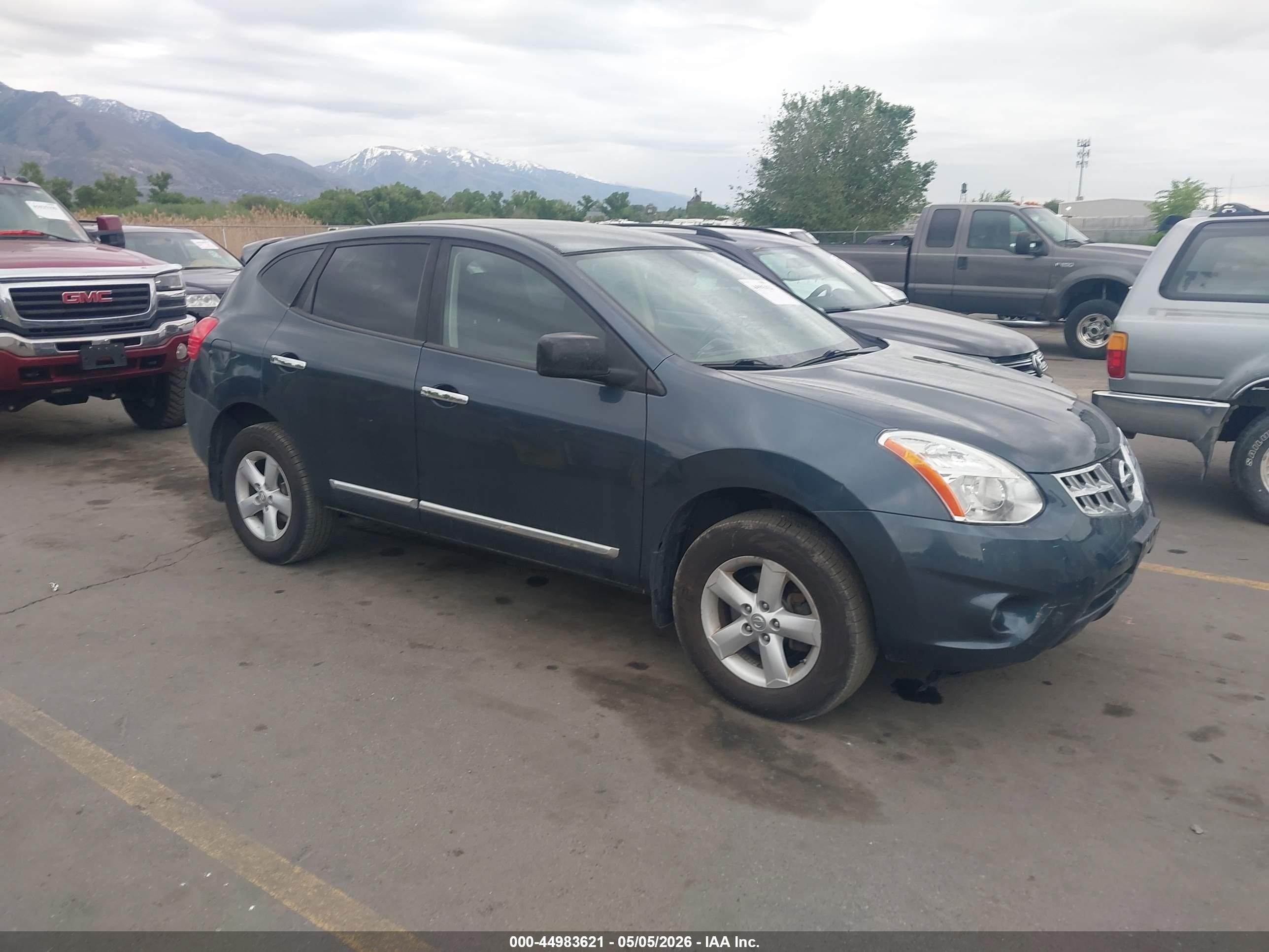 2012 Nissan Rogue S Blue vin: JN8AS5MV2CW710864