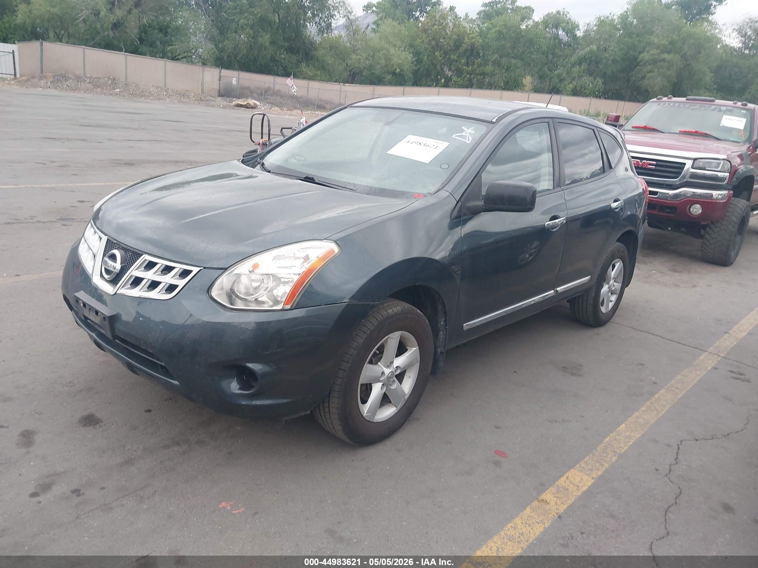 2012 Nissan Rogue S Blue vin: JN8AS5MV2CW710864