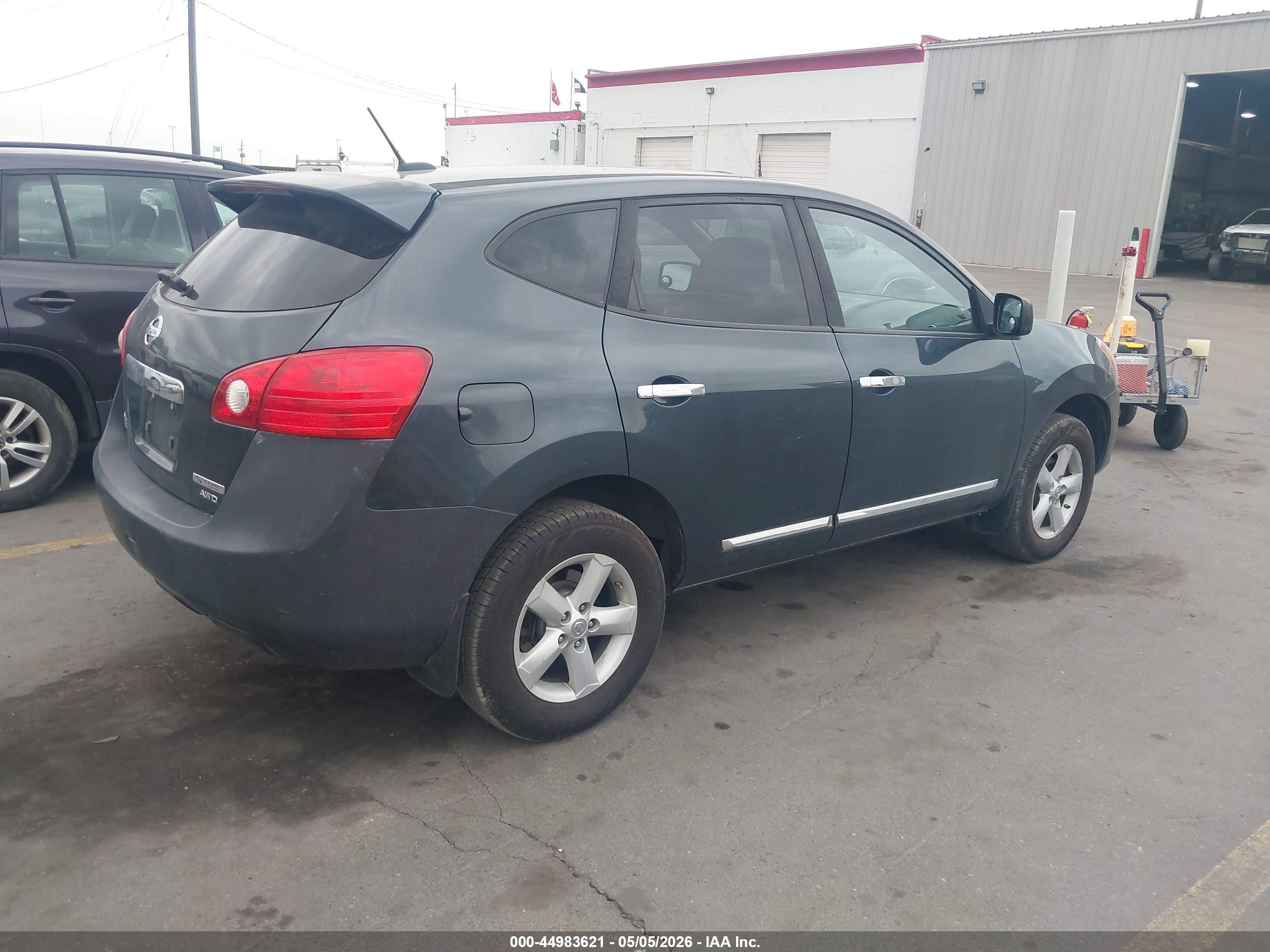 2012 Nissan Rogue S Blue vin: JN8AS5MV2CW710864