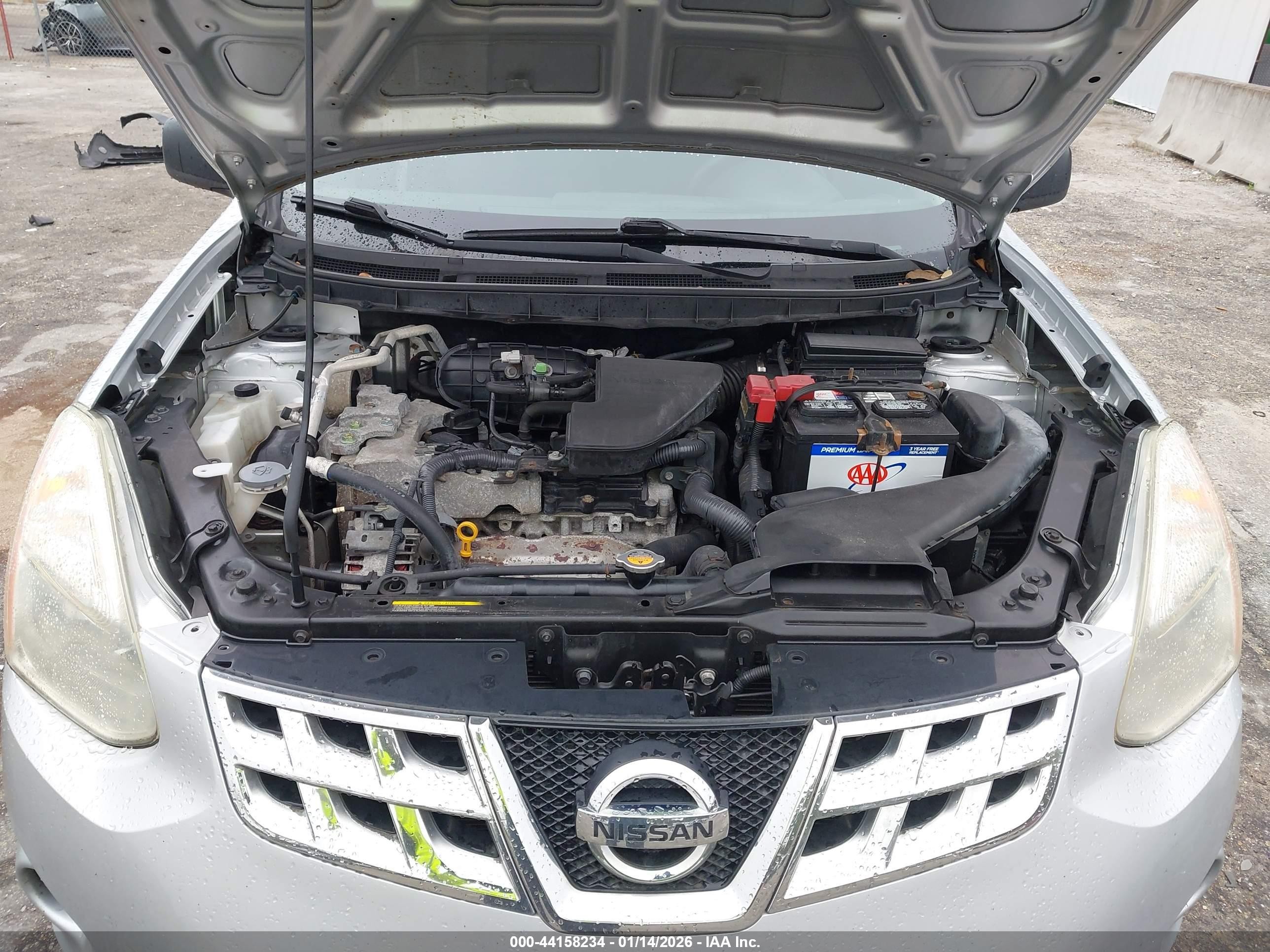 2012 Nissan Rogue S Silver vin: JN8AS5MV2CW712694