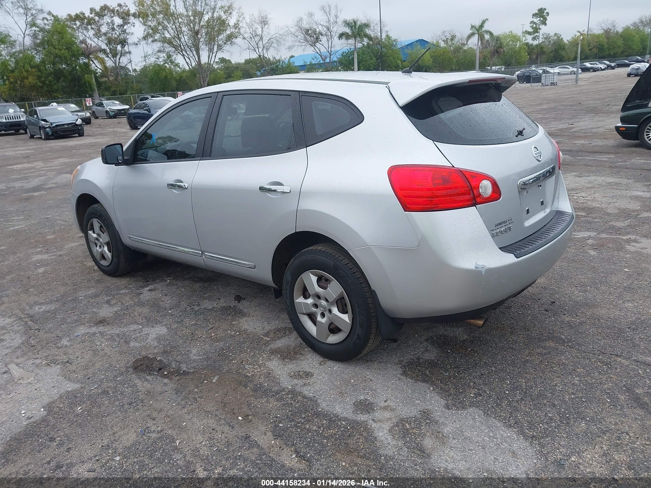 2012 Nissan Rogue S Silver vin: JN8AS5MV2CW712694