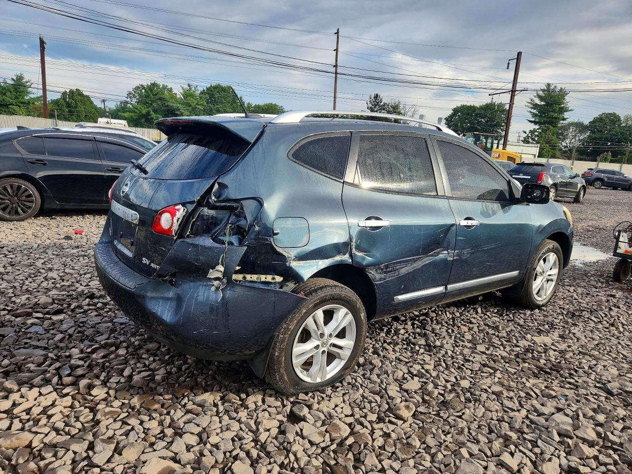 2012 Nissan Rogue S Gray vin: JN8AS5MV2CW715157