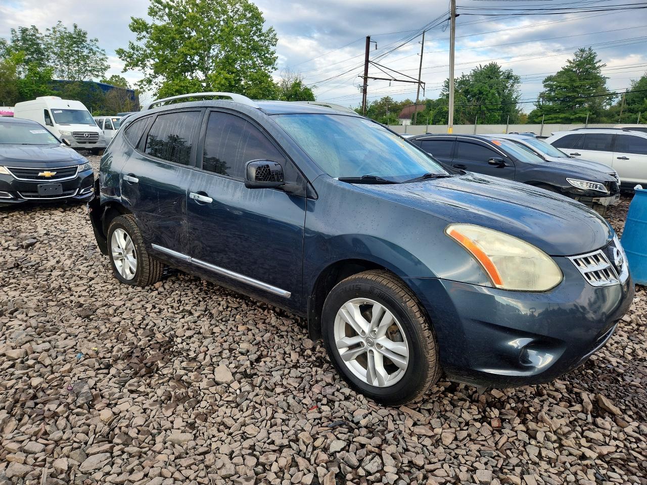 2012 Nissan Rogue S Gray vin: JN8AS5MV2CW715157
