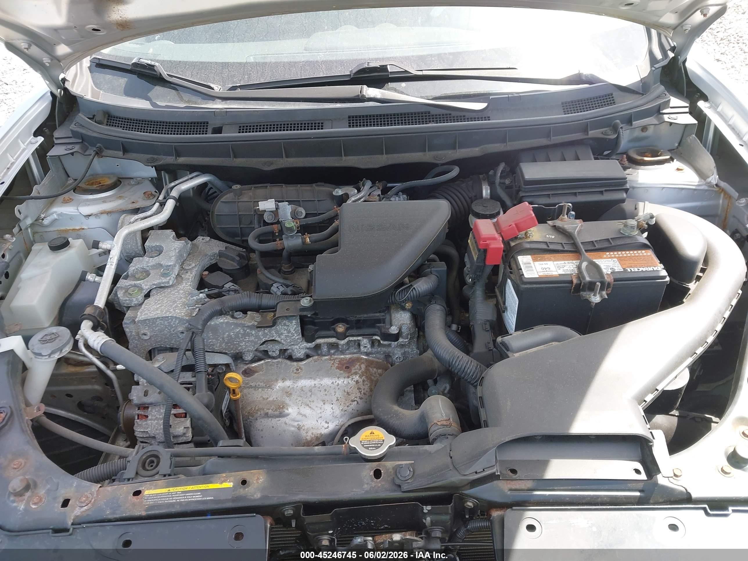 2012 Nissan Rogue Sv Silver vin: JN8AS5MV2CW717734