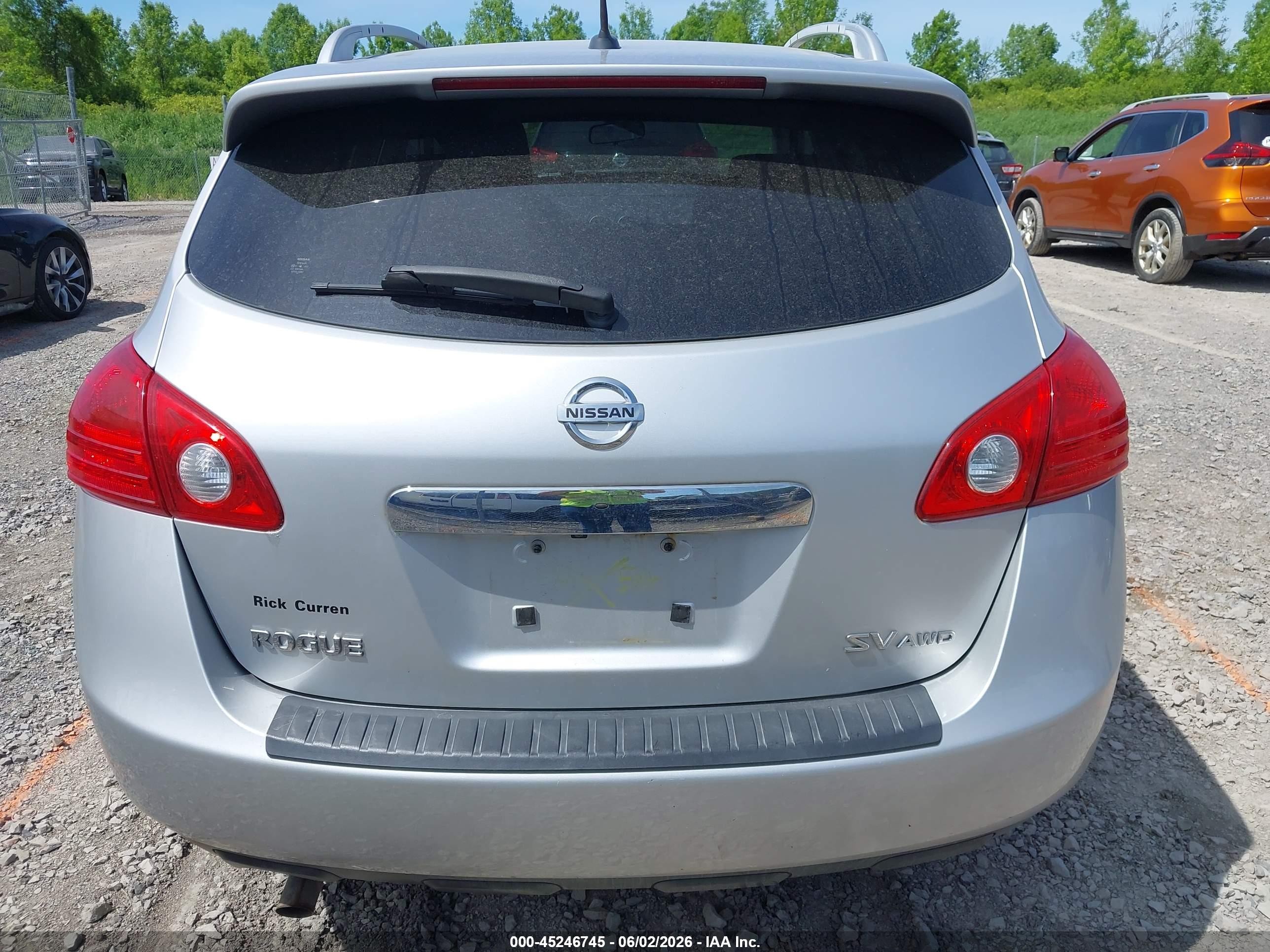 2012 Nissan Rogue Sv Silver vin: JN8AS5MV2CW717734
