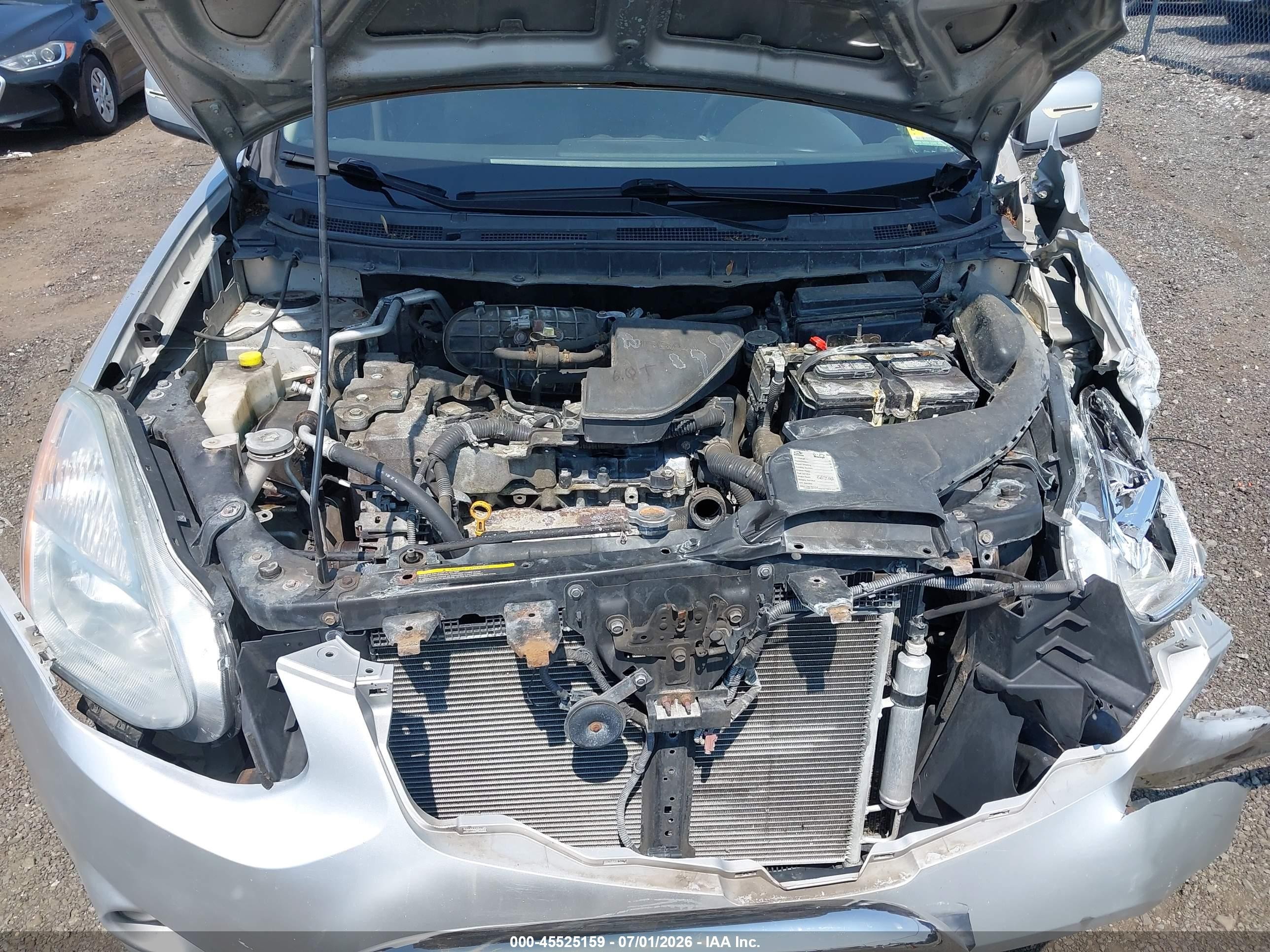 2013 Nissan Rogue S Silver vin: JN8AS5MV2DW106930