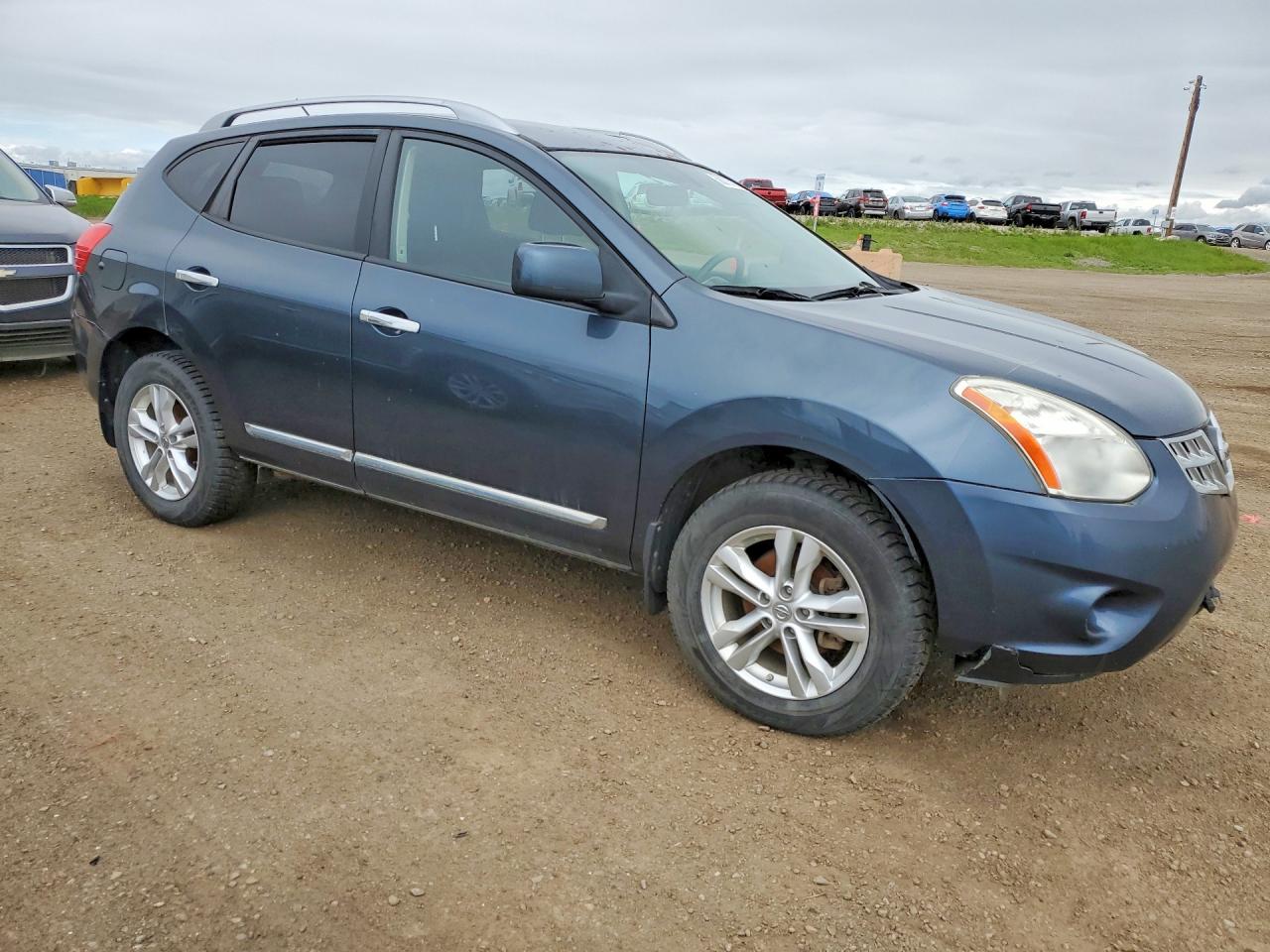 2013 Nissan Rogue S Blue vin: JN8AS5MV2DW109486