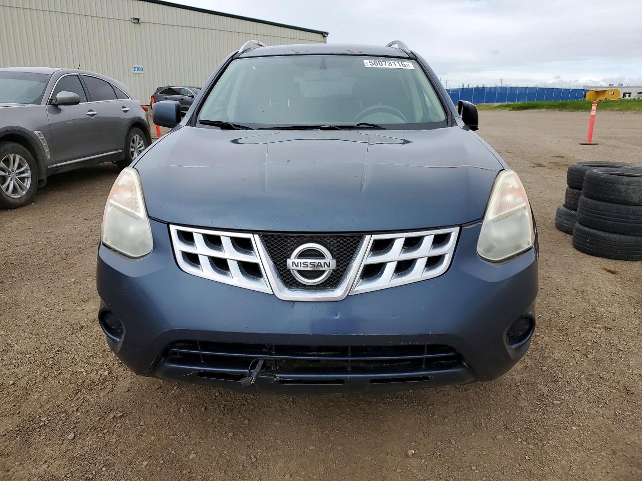 2013 Nissan Rogue S Blue vin: JN8AS5MV2DW109486