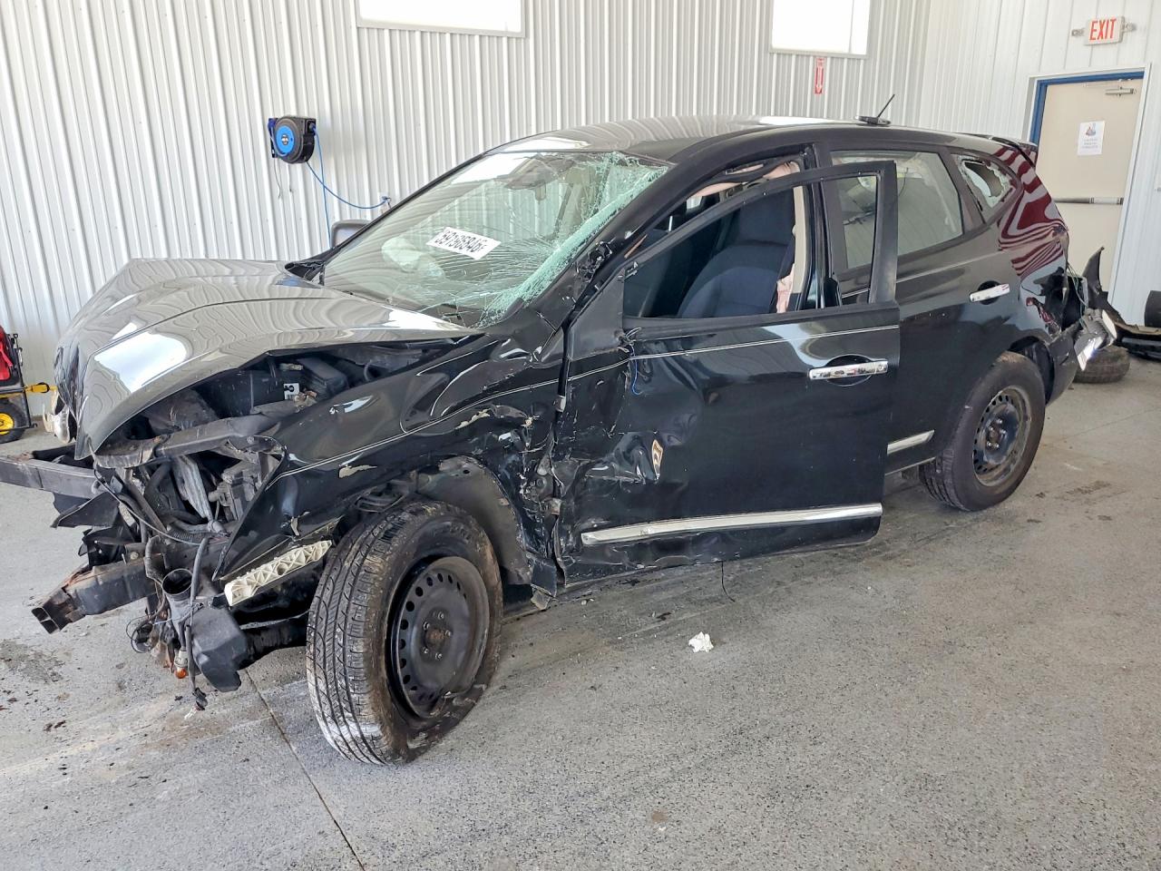 2013 Nissan Rogue S Black vin: JN8AS5MV2DW114946