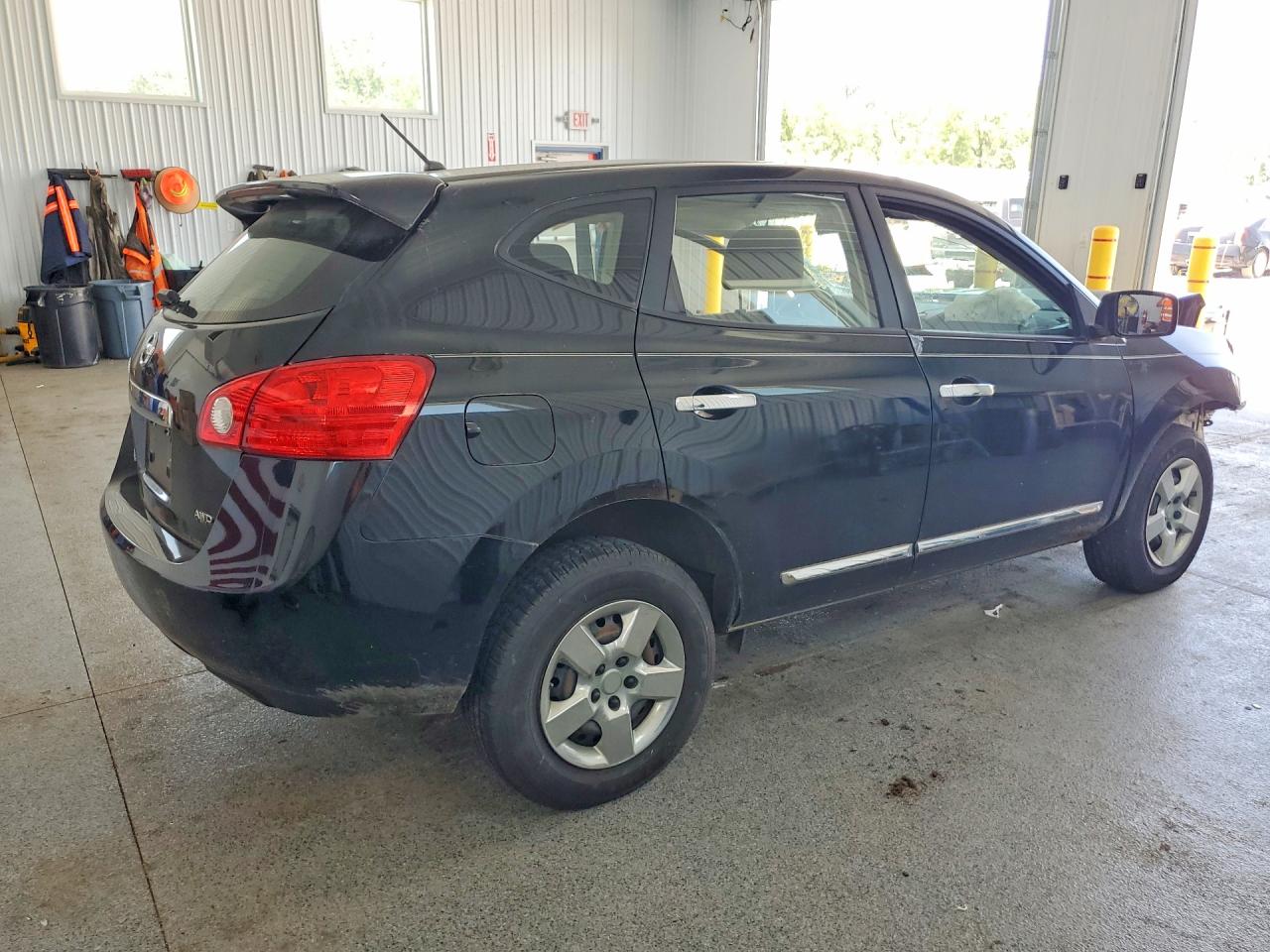 2013 Nissan Rogue S Black vin: JN8AS5MV2DW114946