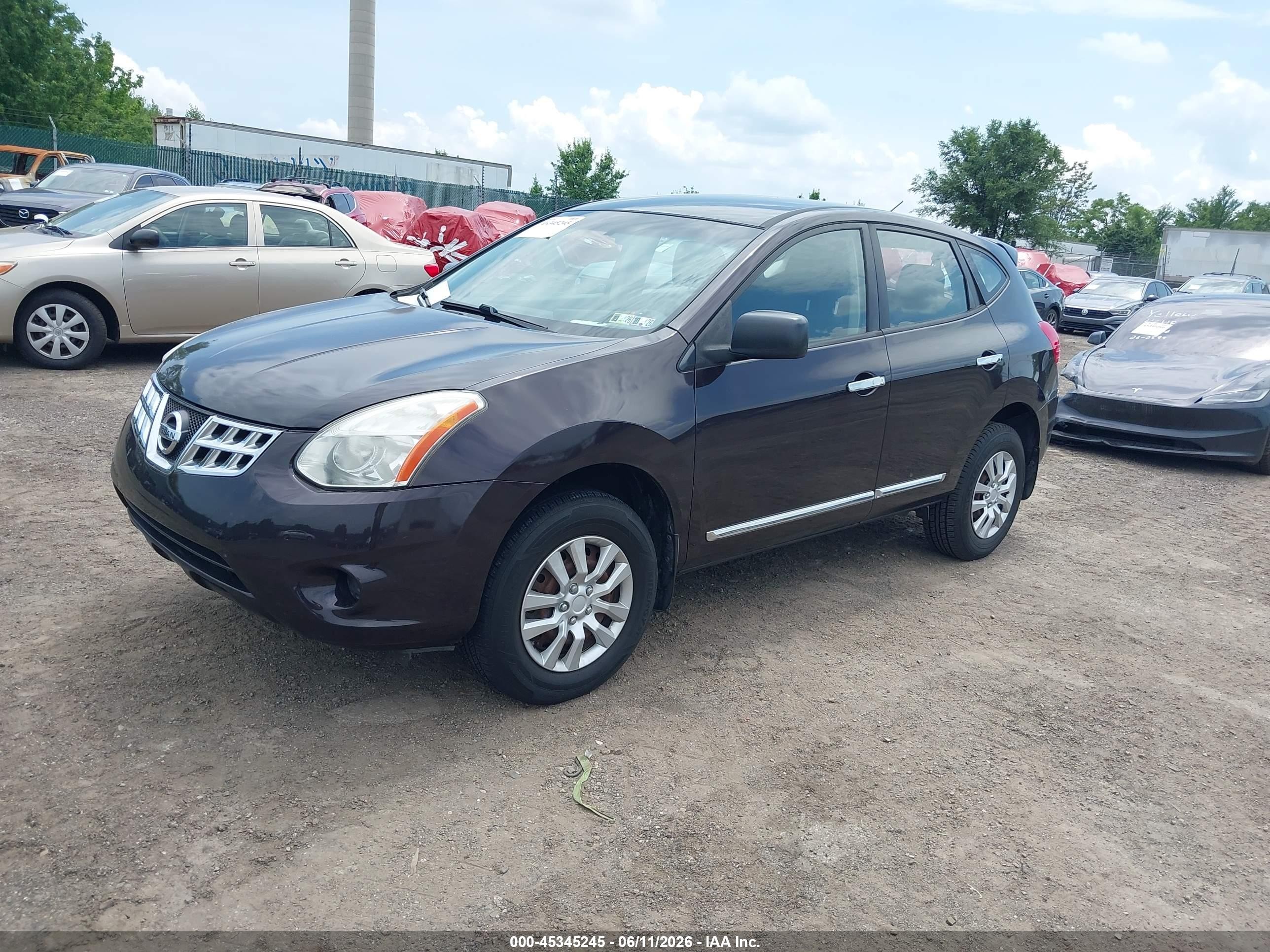 2013 Nissan Rogue S Purple vin: JN8AS5MV2DW116812
