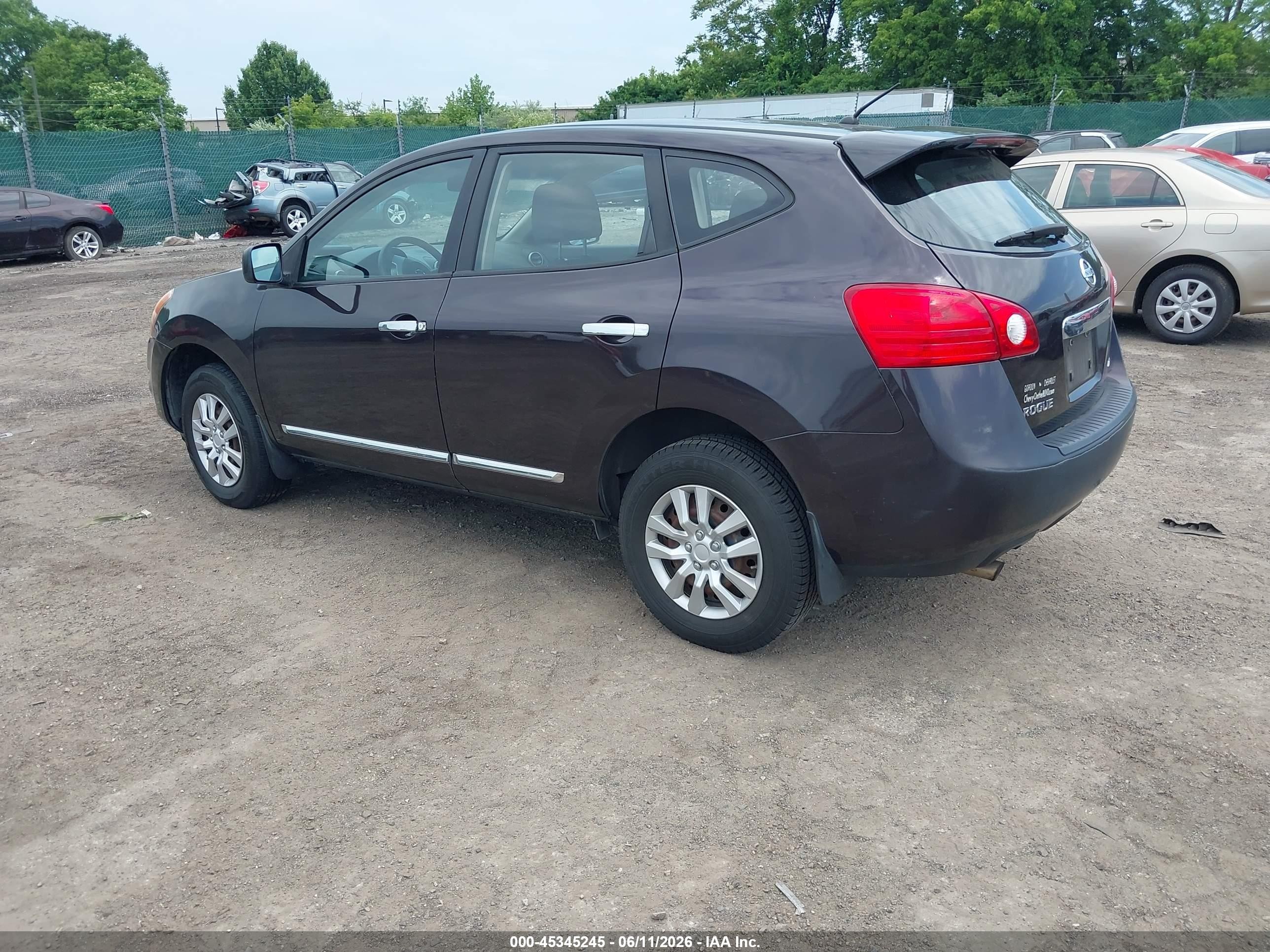 2013 Nissan Rogue S Purple vin: JN8AS5MV2DW116812