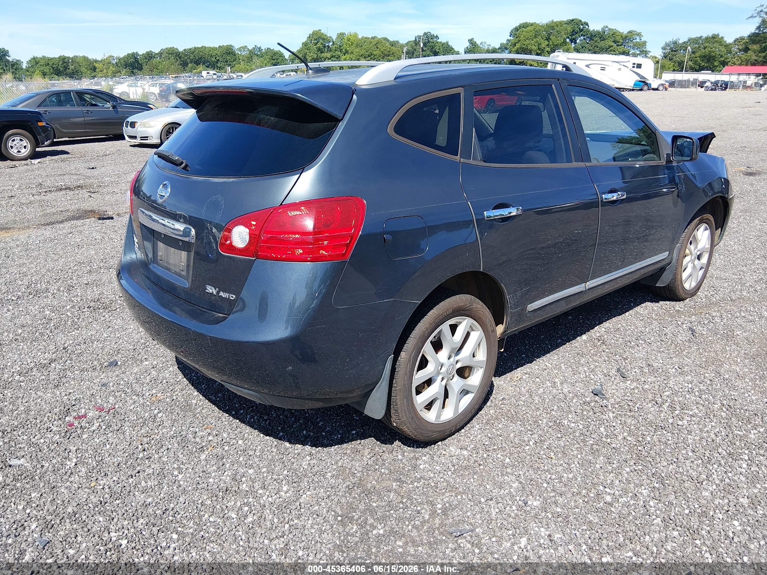 2013 Nissan Rogue Sv Gray vin: JN8AS5MV2DW119225