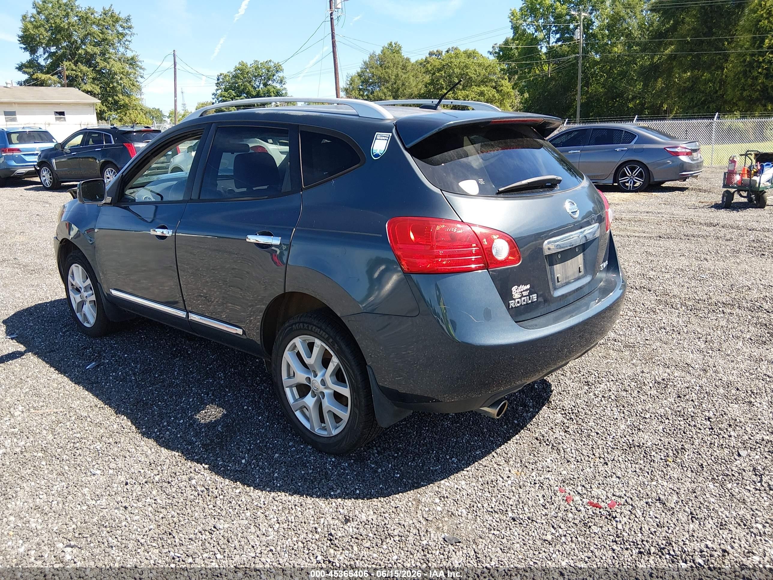2013 Nissan Rogue Sv Gray vin: JN8AS5MV2DW119225