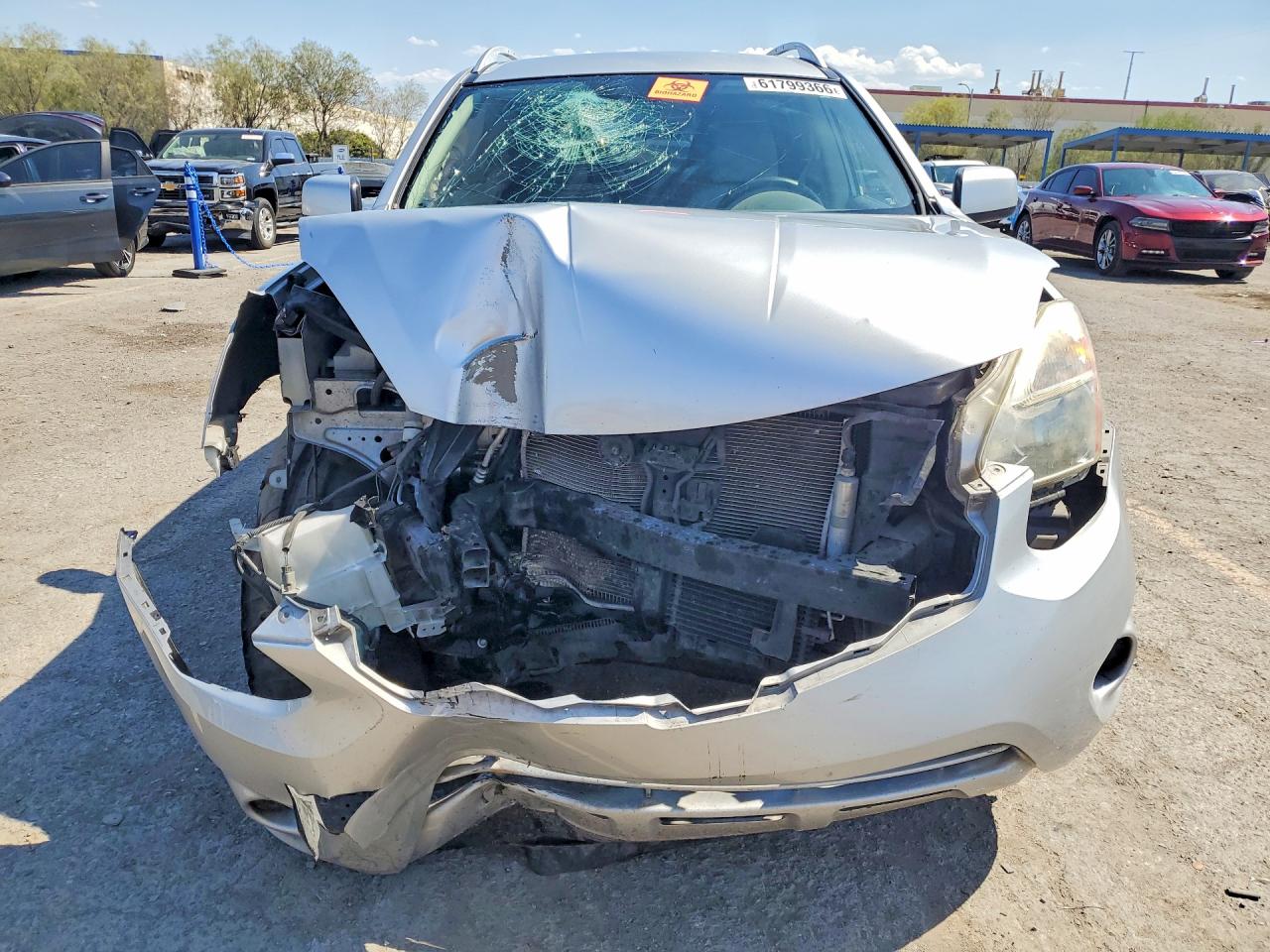 2013 Nissan Rogue S Серебряный vin: JN8AS5MV2DW125395