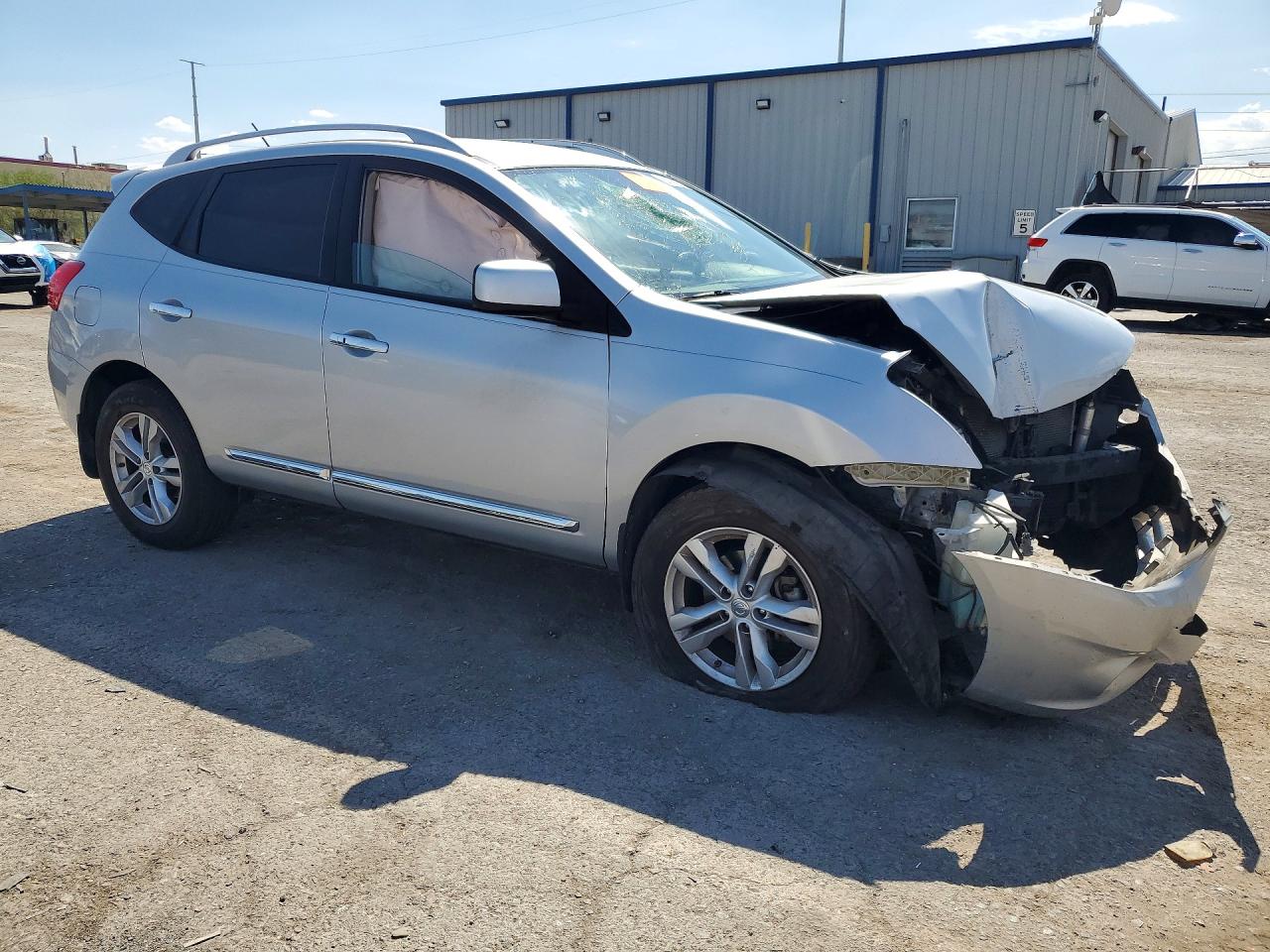 2013 Nissan Rogue S Серебряный vin: JN8AS5MV2DW125395