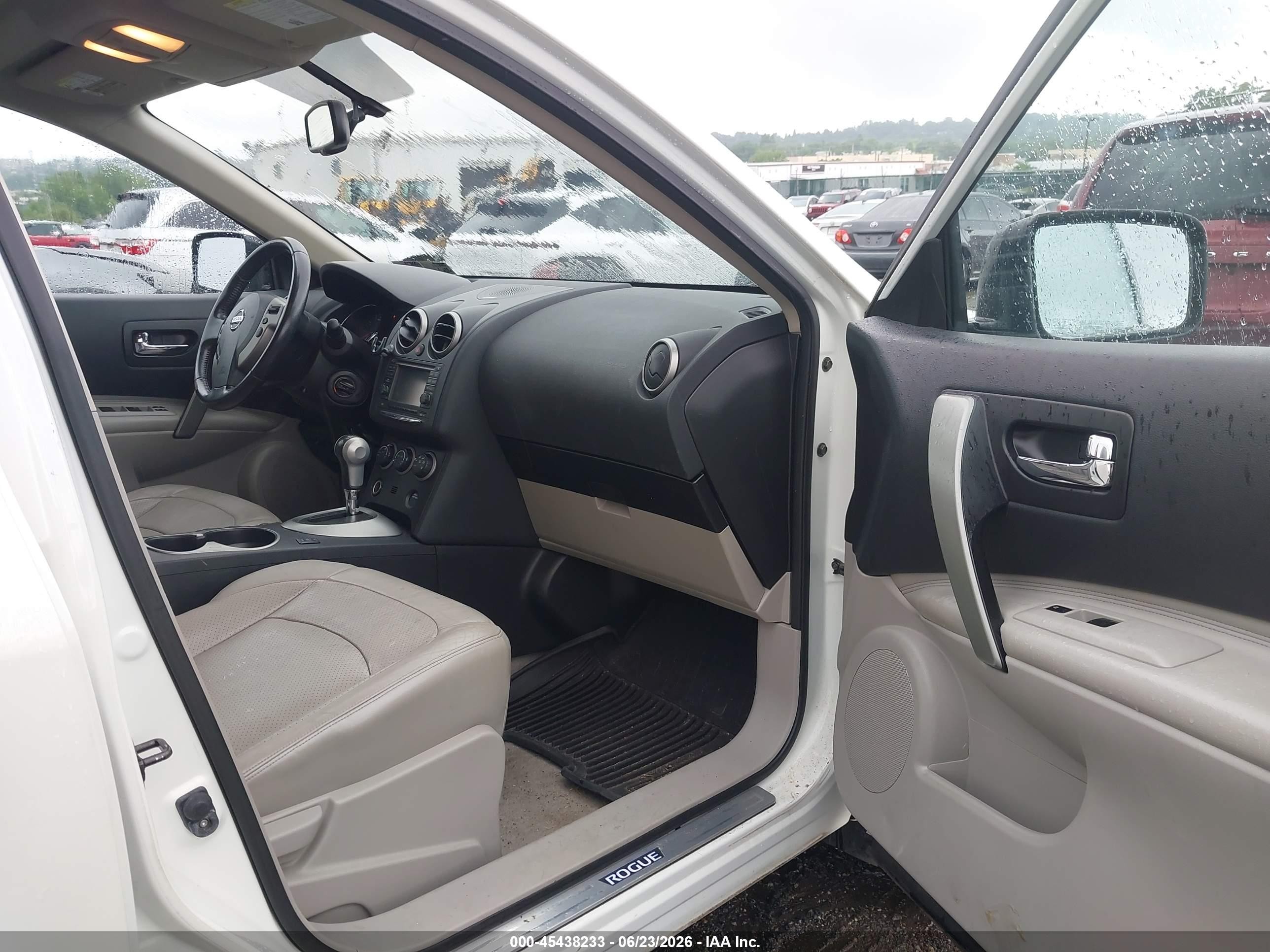 2013 Nissan Rogue Sv W/sl Pkg White vin: JN8AS5MV2DW127681