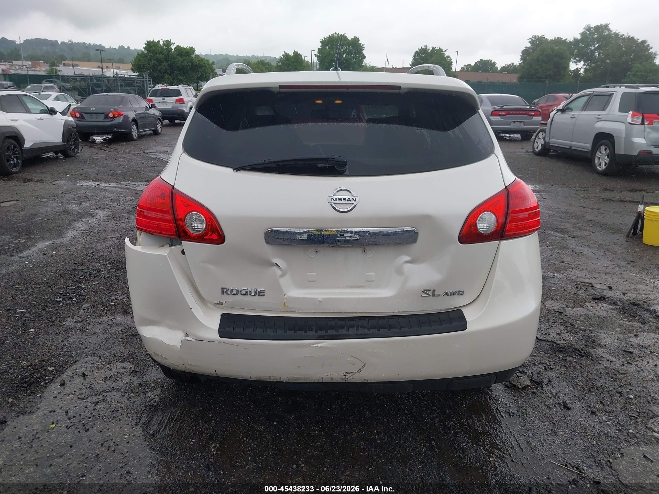 2013 Nissan Rogue Sv W/sl Pkg White vin: JN8AS5MV2DW127681