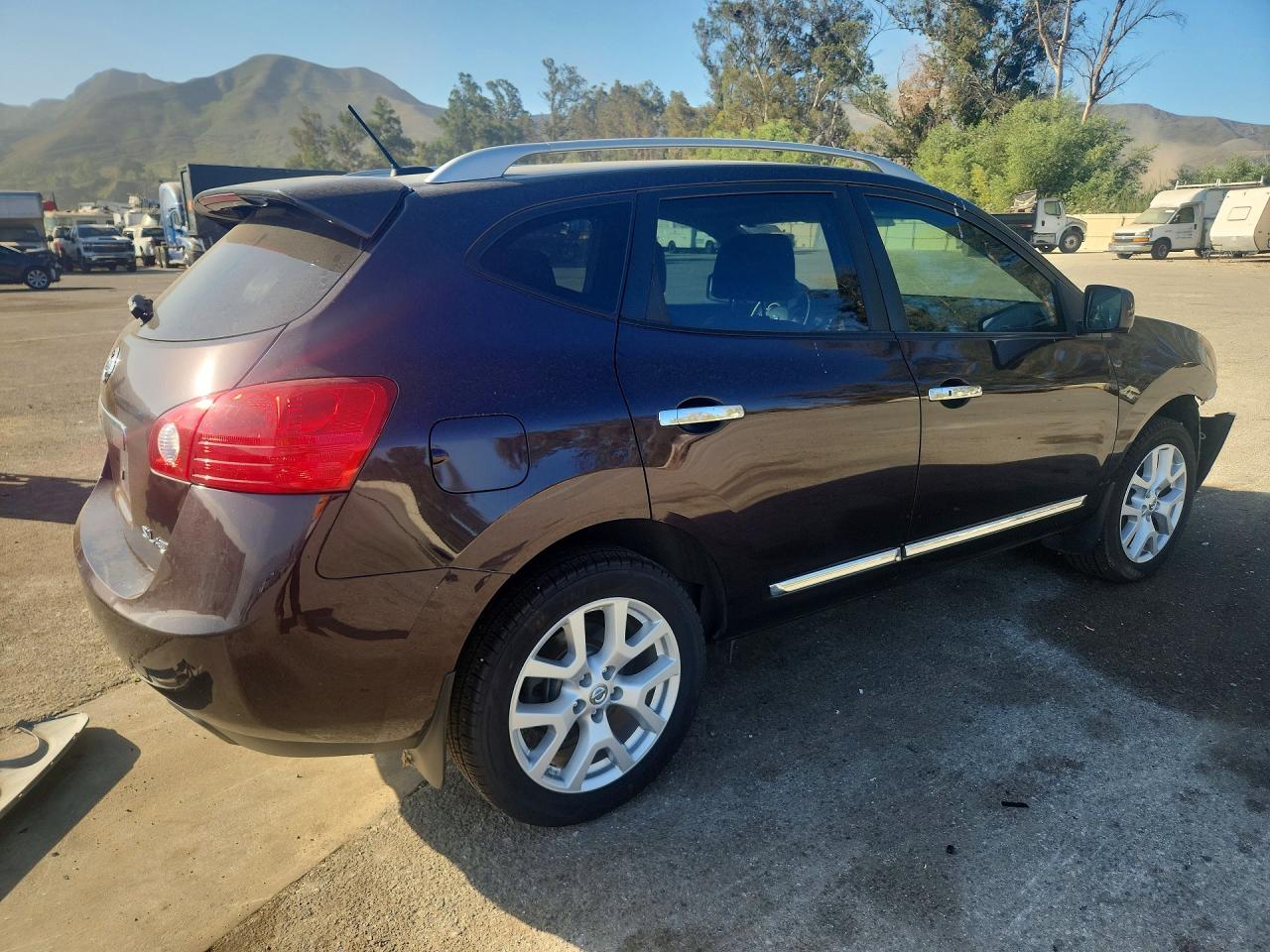 2013 Nissan Rogue S Black vin: JN8AS5MV2DW129270