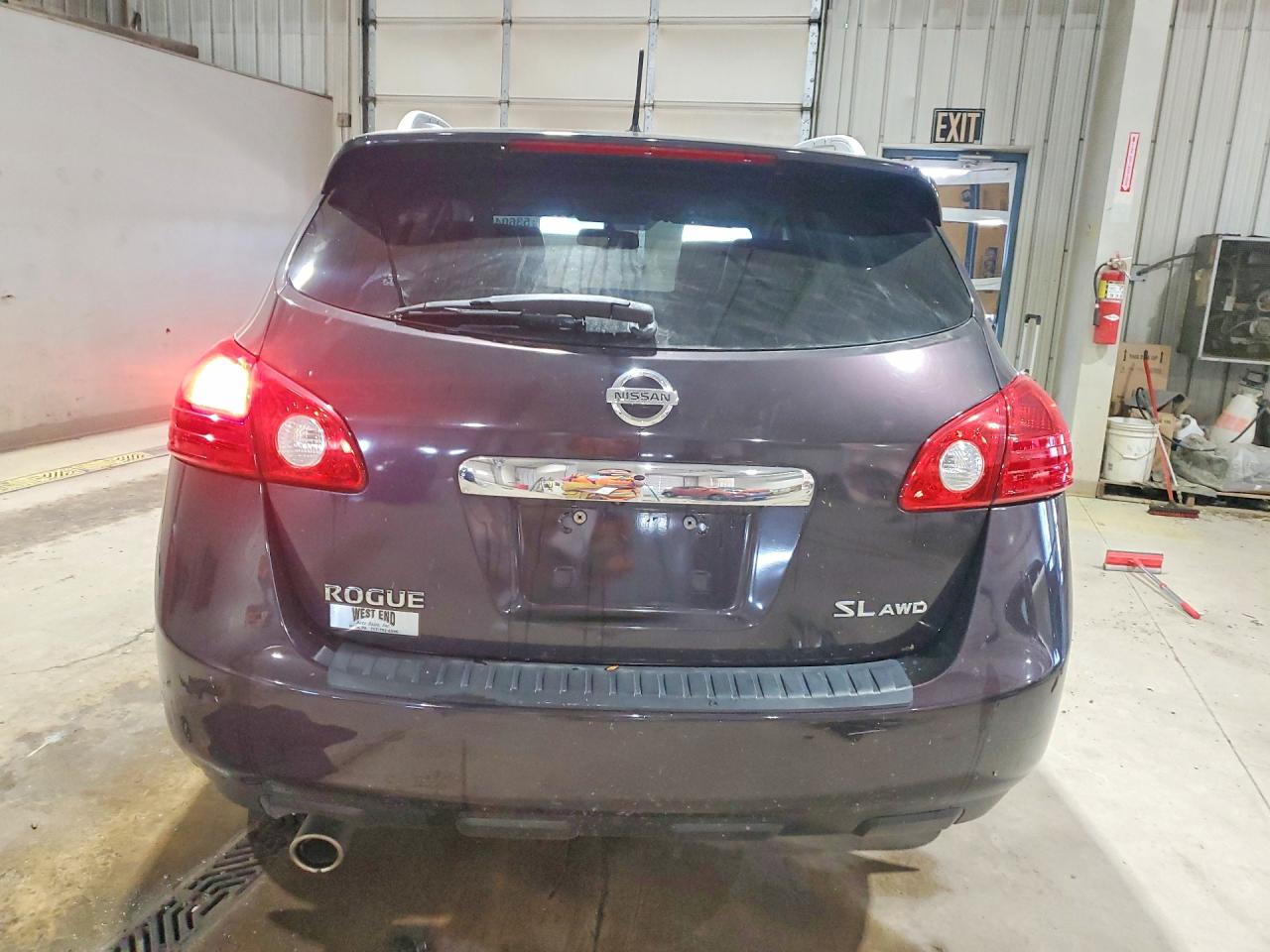 2013 Nissan Rogue S Черный vin: JN8AS5MV2DW129785