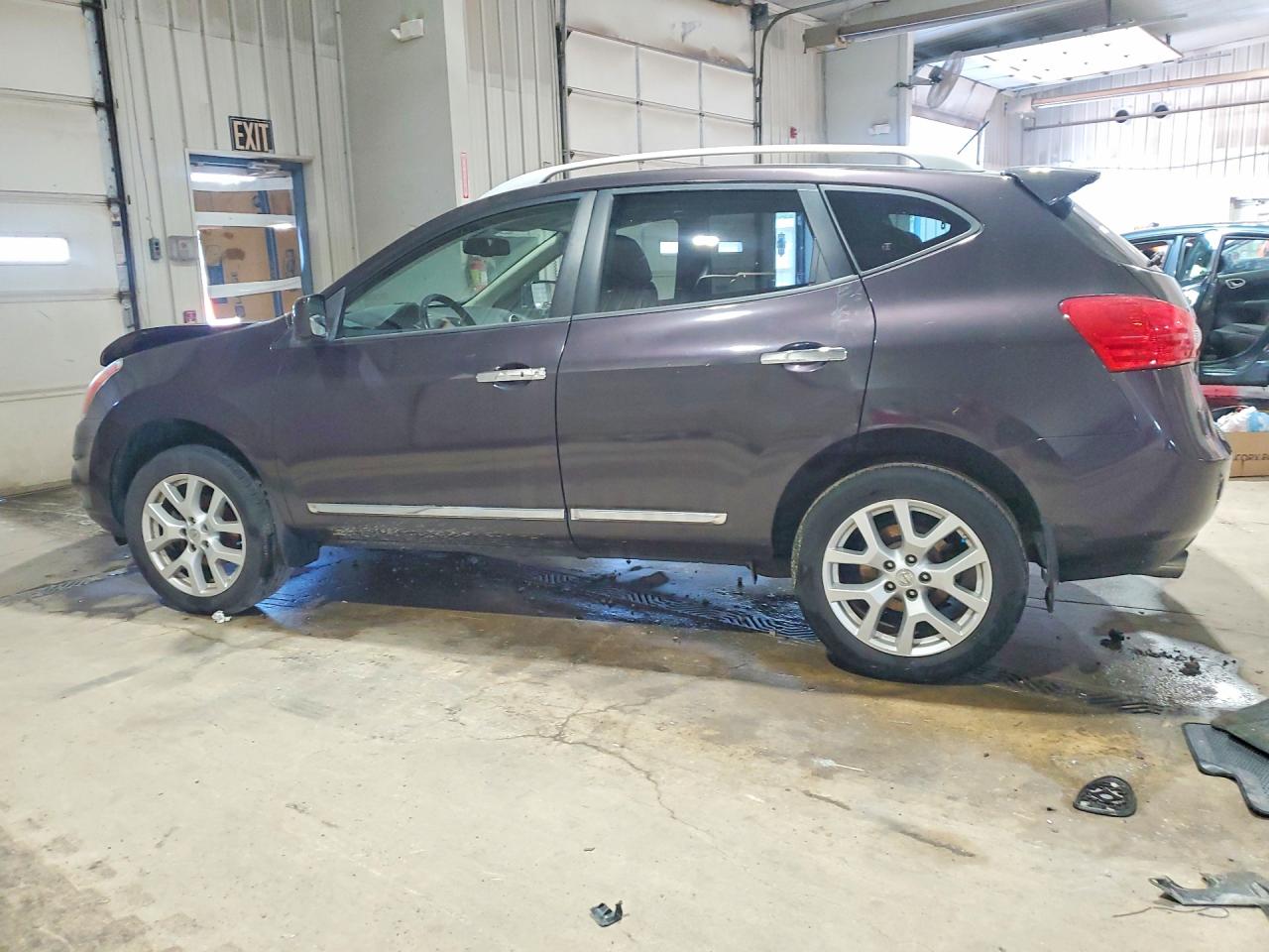 2013 Nissan Rogue S Черный vin: JN8AS5MV2DW129785