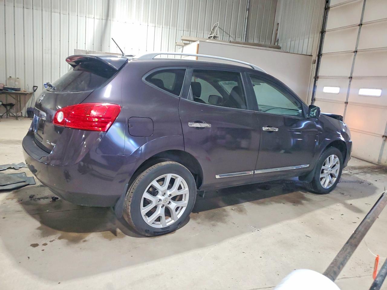 2013 Nissan Rogue S Черный vin: JN8AS5MV2DW129785