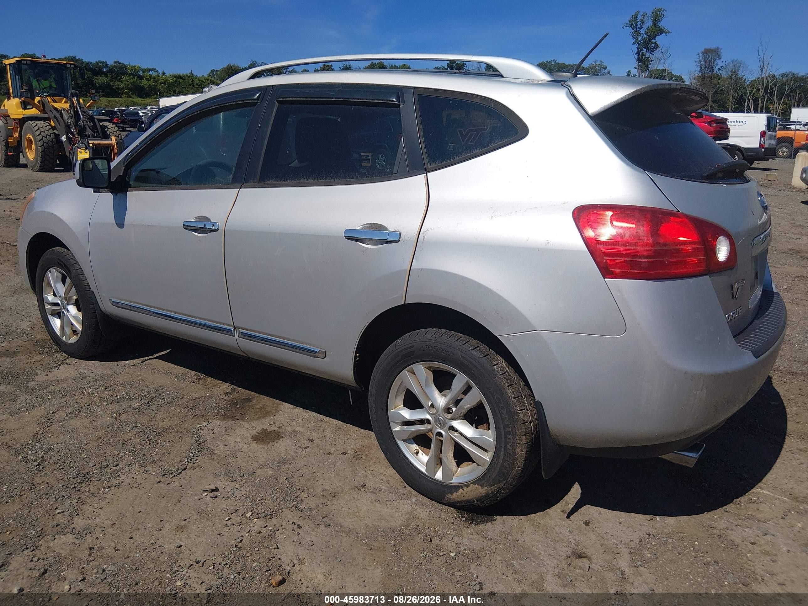 2013 Nissan Rogue Sv Серебряный vin: JN8AS5MV2DW134226