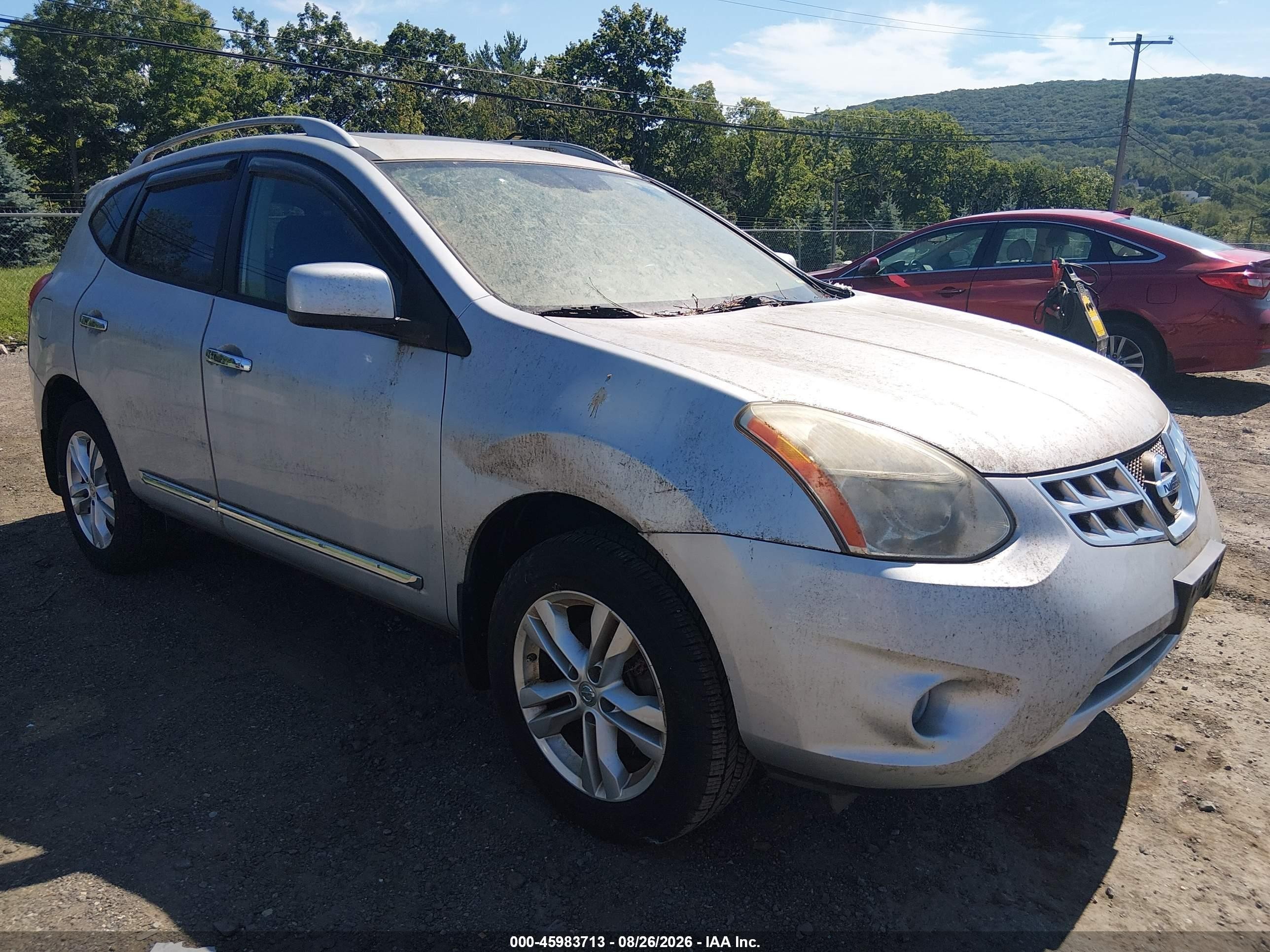 2013 Nissan Rogue Sv Серебряный vin: JN8AS5MV2DW134226