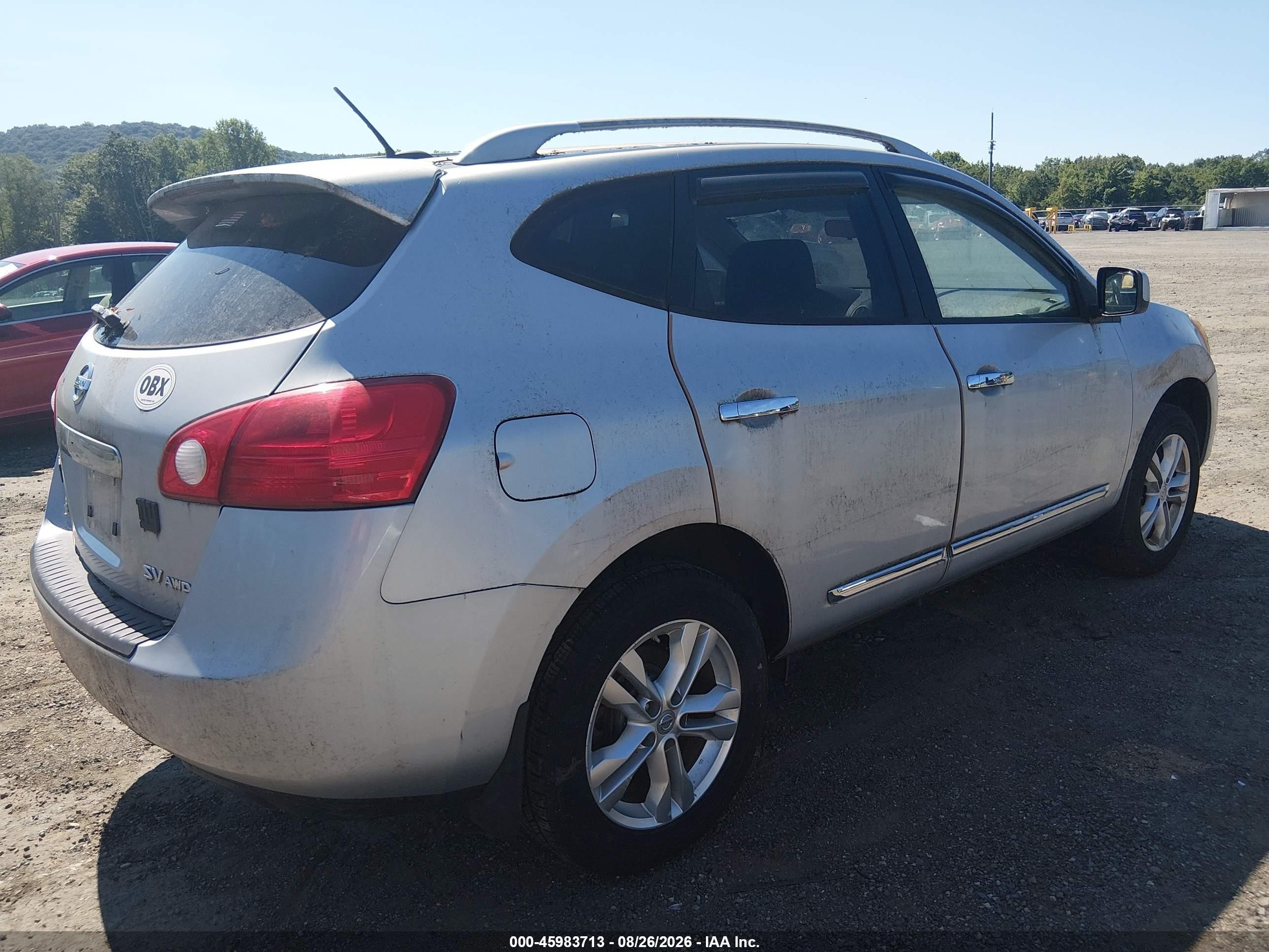 2013 Nissan Rogue Sv Серебряный vin: JN8AS5MV2DW134226