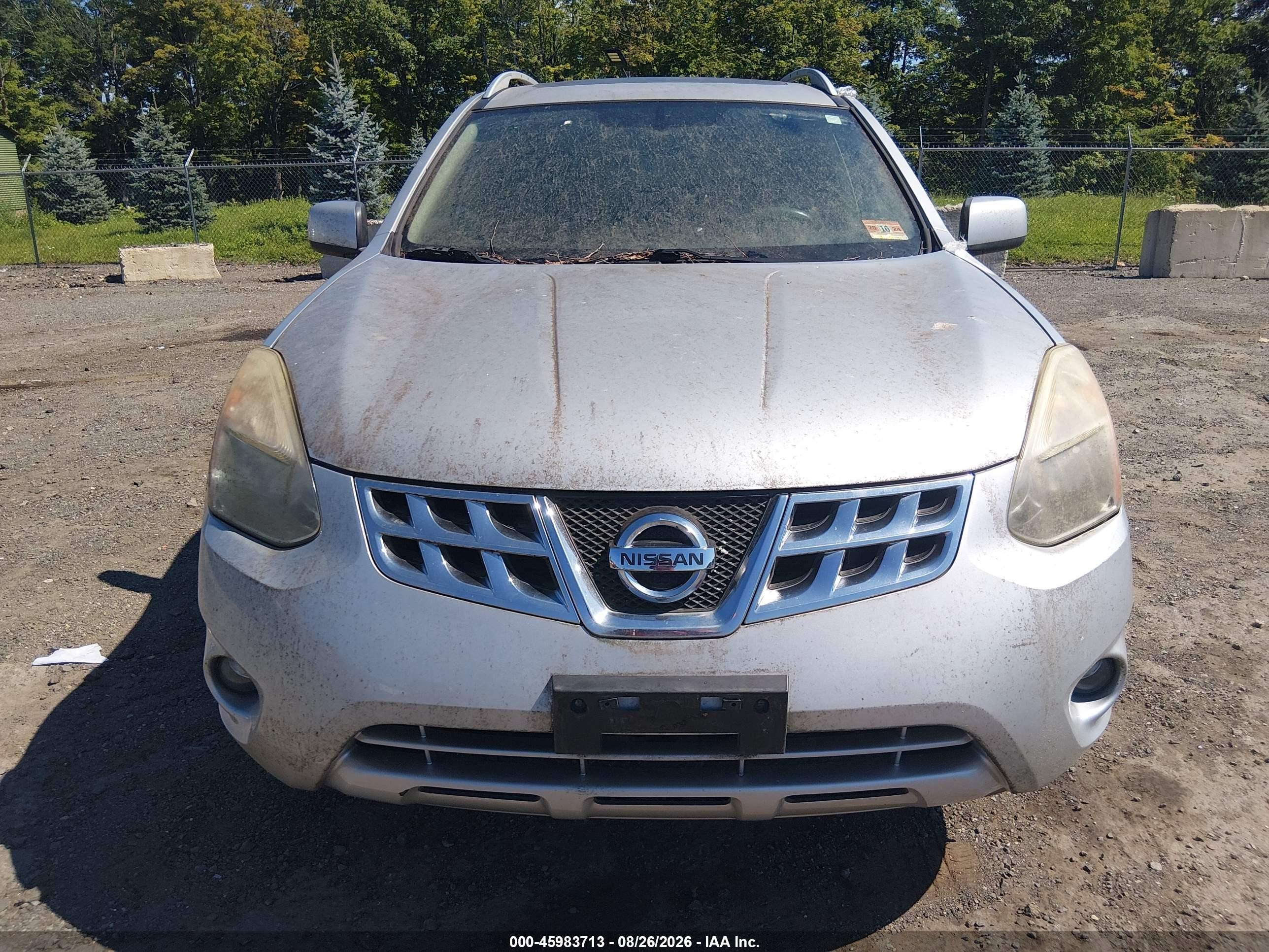 2013 Nissan Rogue Sv Серебряный vin: JN8AS5MV2DW134226