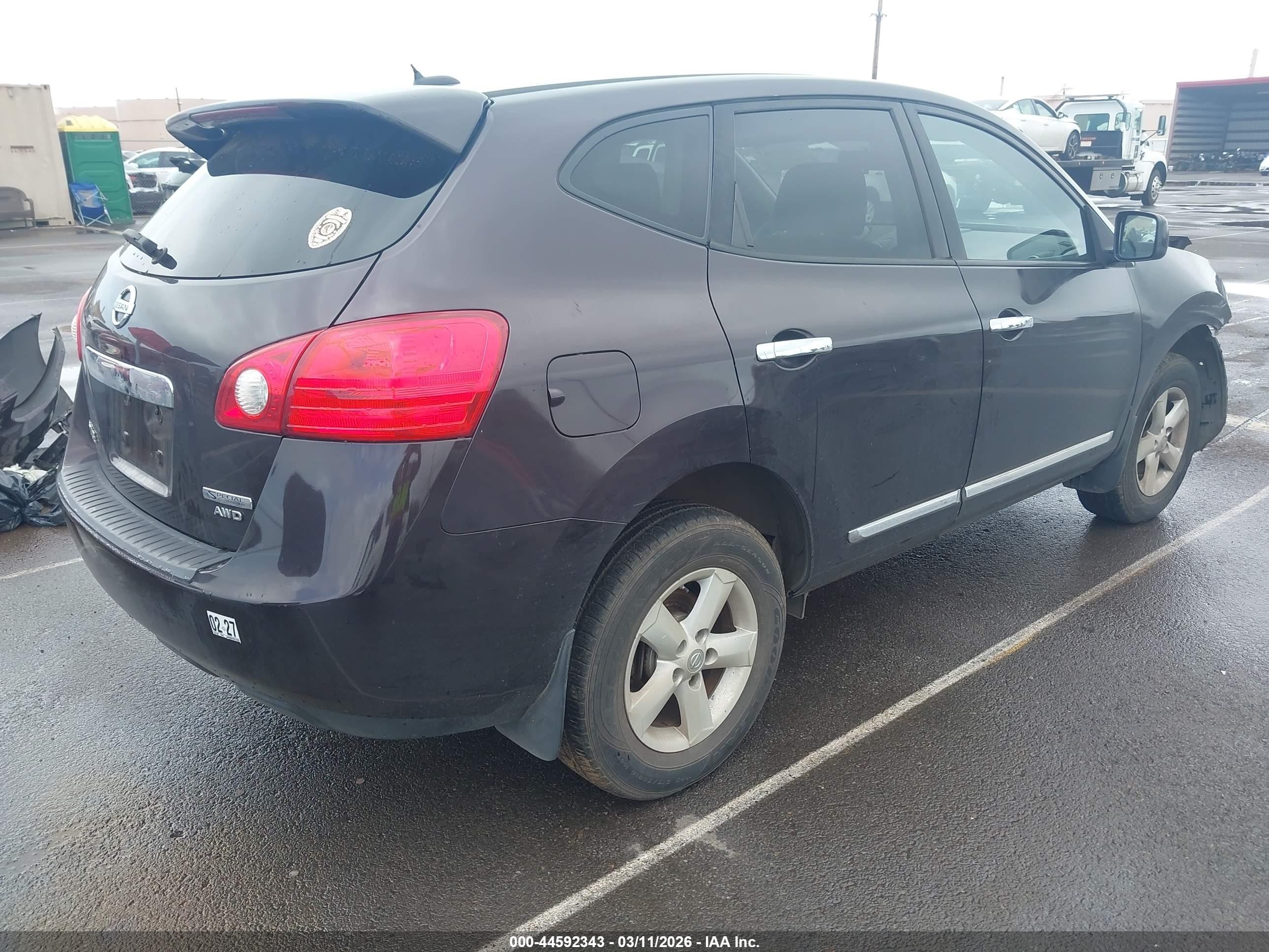 2013 Nissan Rogue S Purple vin: JN8AS5MV2DW135649