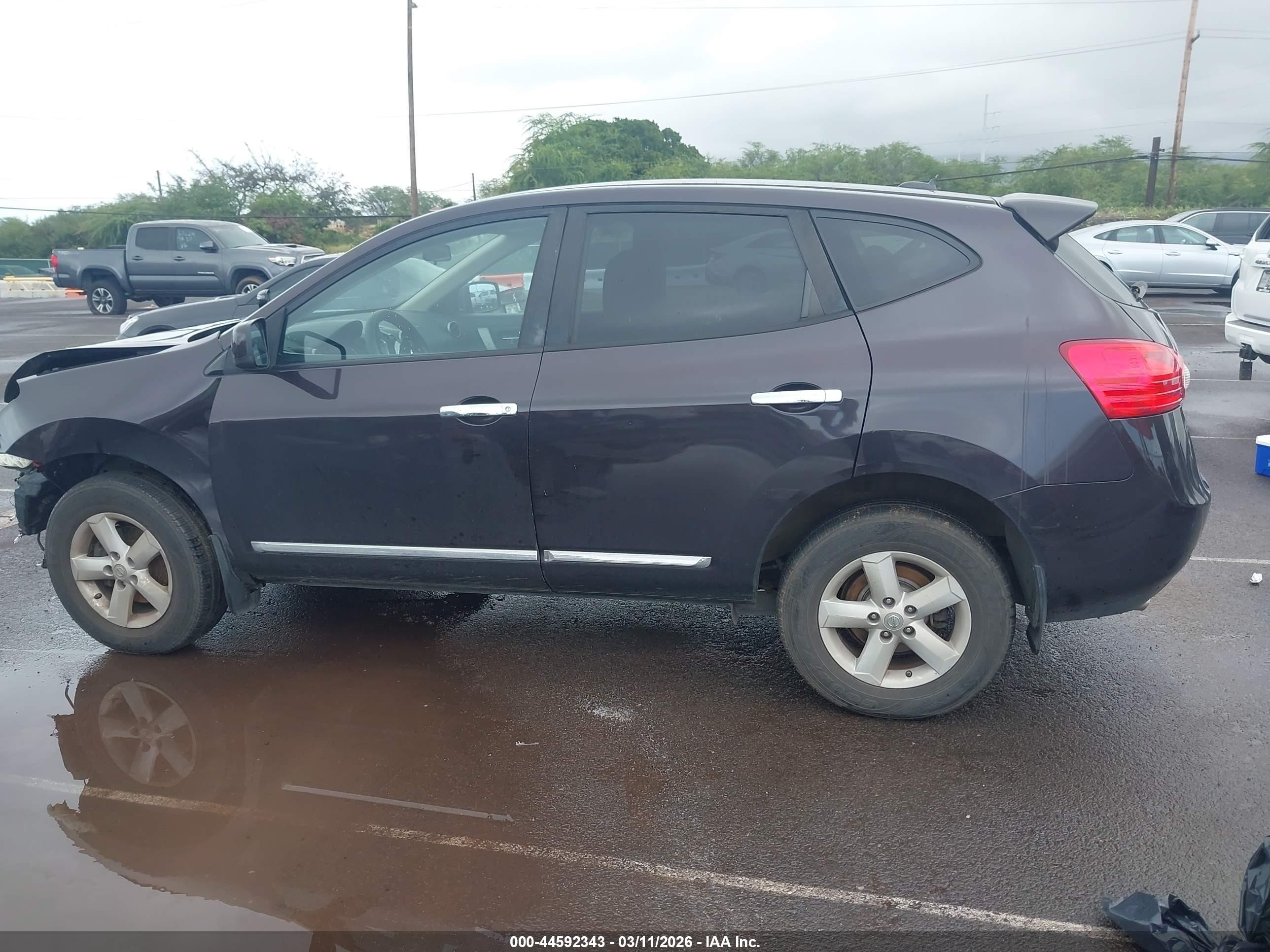 2013 Nissan Rogue S Purple vin: JN8AS5MV2DW135649