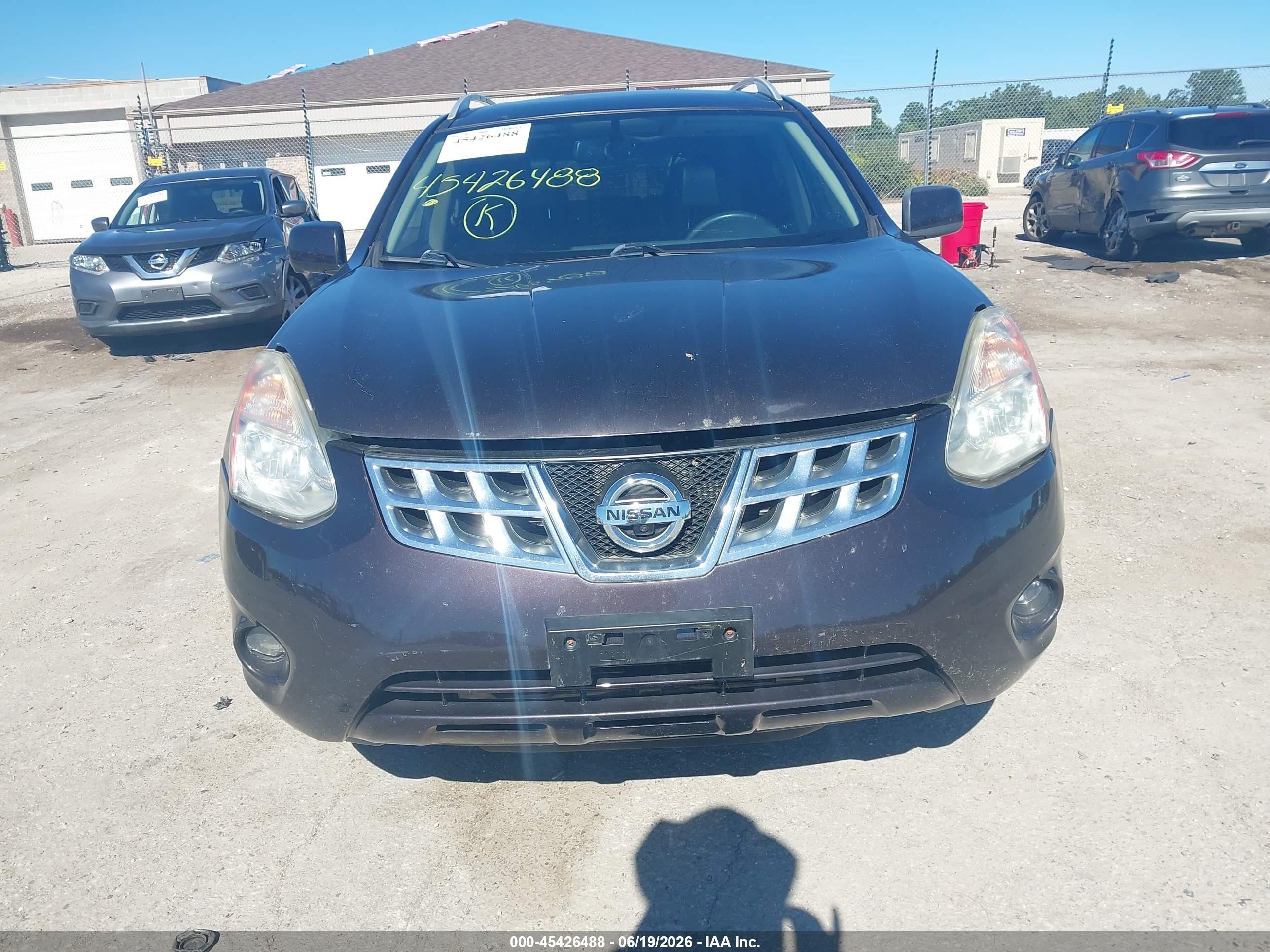 2013 Nissan Rogue Sv W/sl Pkg Black vin: JN8AS5MV2DW142794