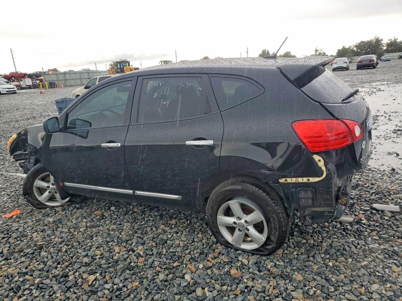 2013 Nissan Rogue S Black vin: JN8AS5MV2DW147249
