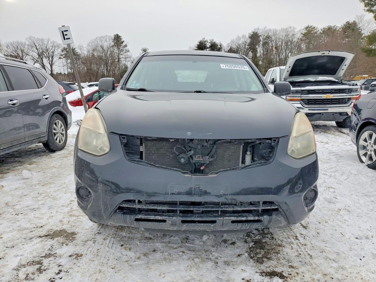 2013 Nissan Rogue S Черный vin: JN8AS5MV2DW151575