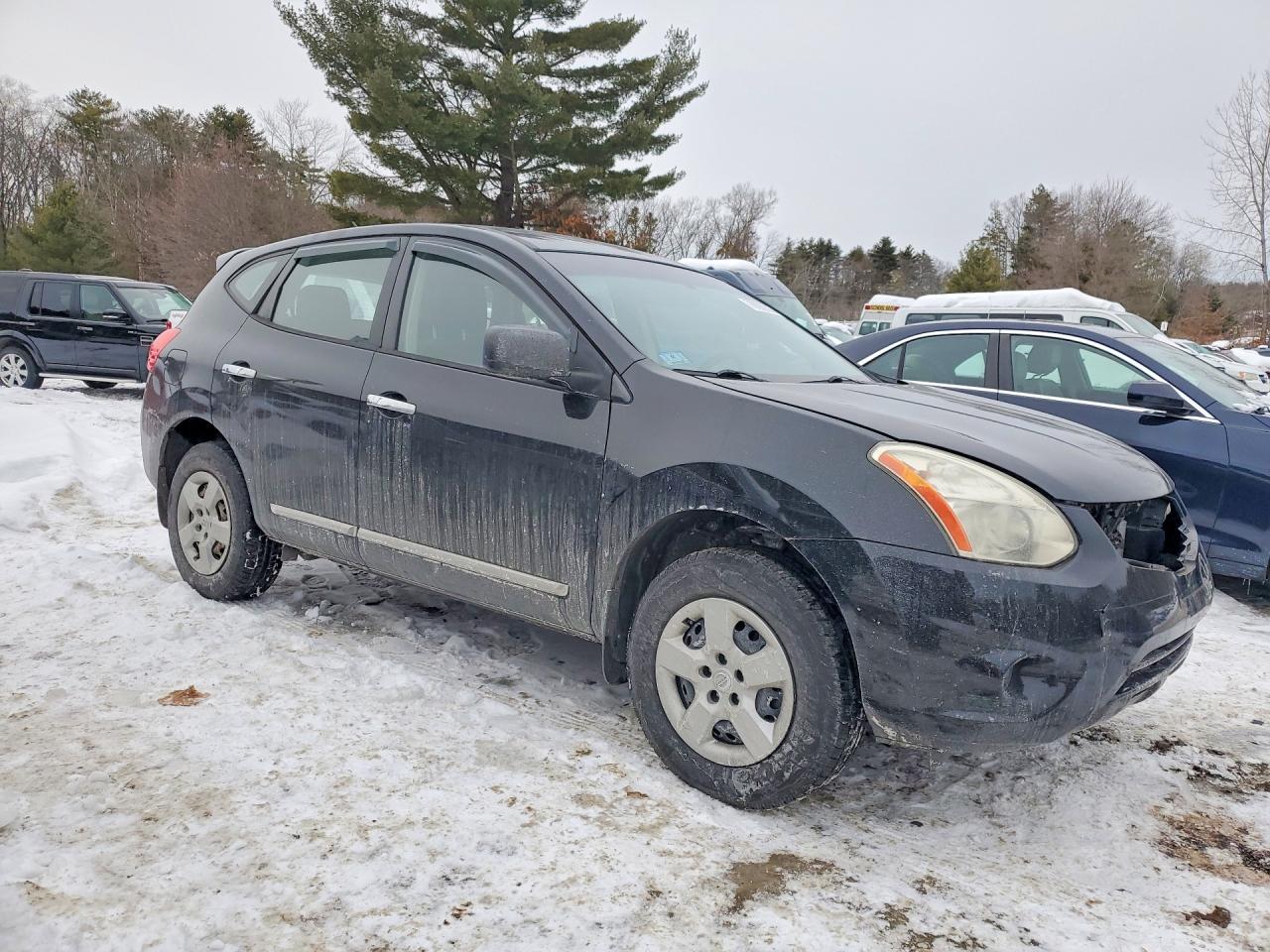 2013 Nissan Rogue S Черный vin: JN8AS5MV2DW151575