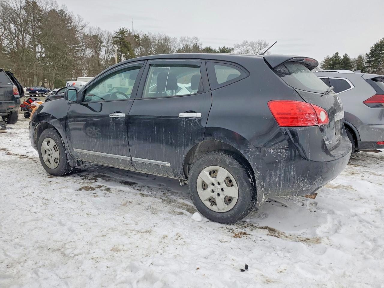 2013 Nissan Rogue S Черный vin: JN8AS5MV2DW151575