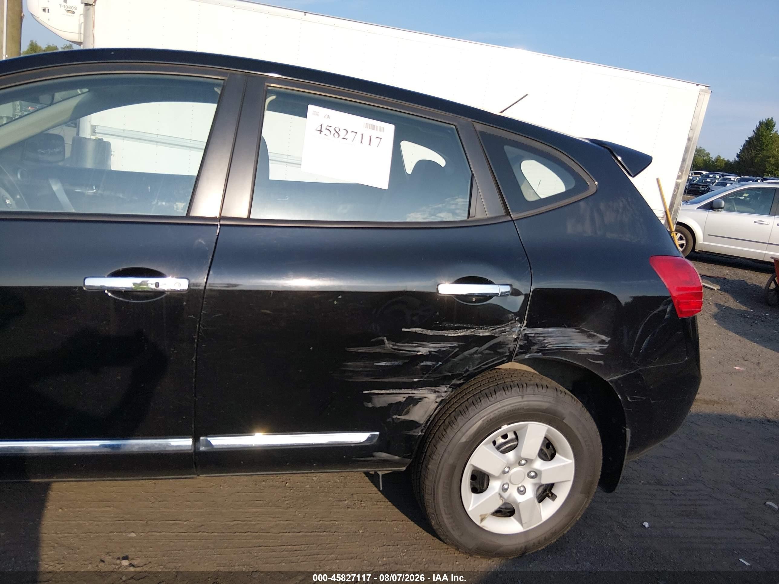 2013 Nissan Rogue S Black vin: JN8AS5MV2DW604402