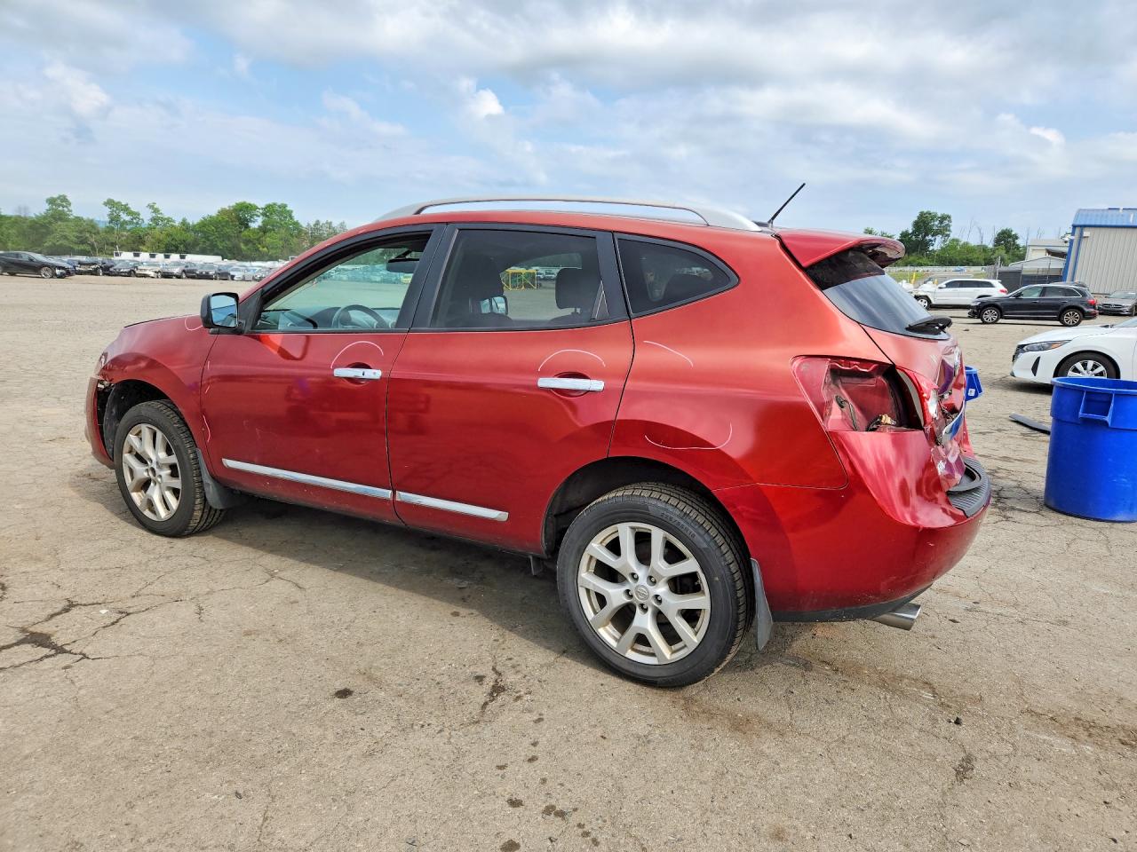2013 Nissan Rogue Red vin: JN8AS5MV2DW613441