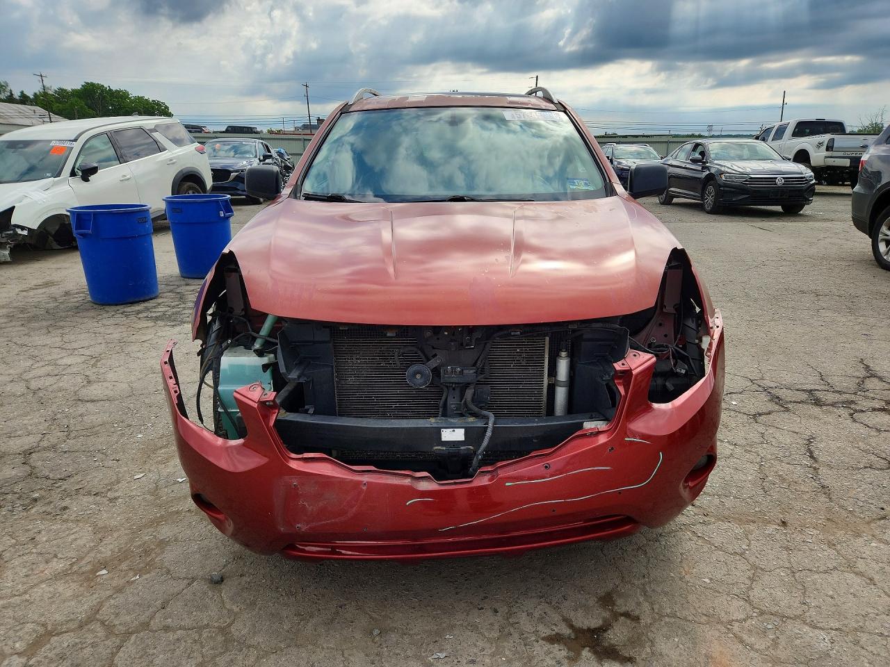 2013 Nissan Rogue Red vin: JN8AS5MV2DW613441
