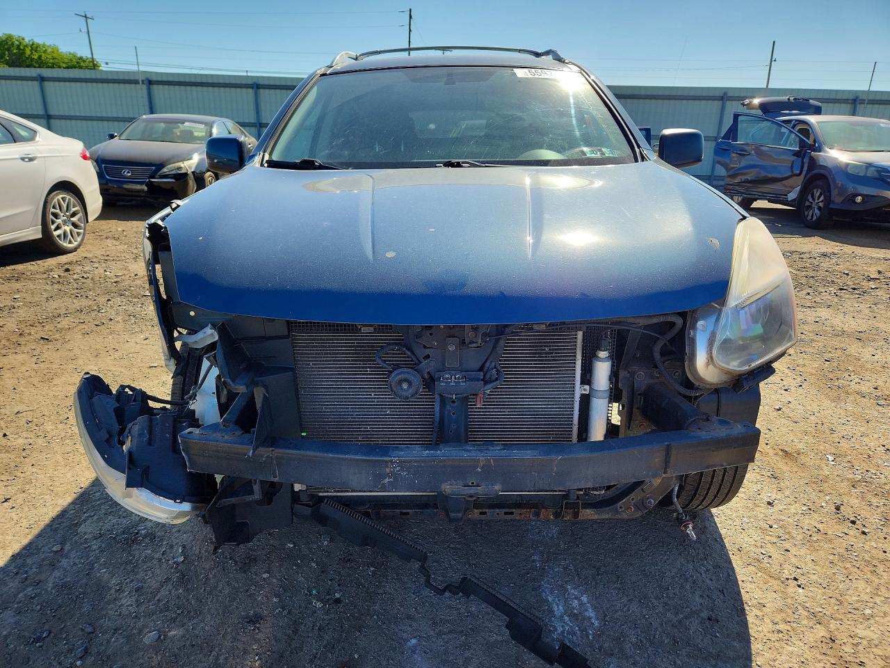 2013 Nissan Rogue S Blue vin: JN8AS5MV2DW613522