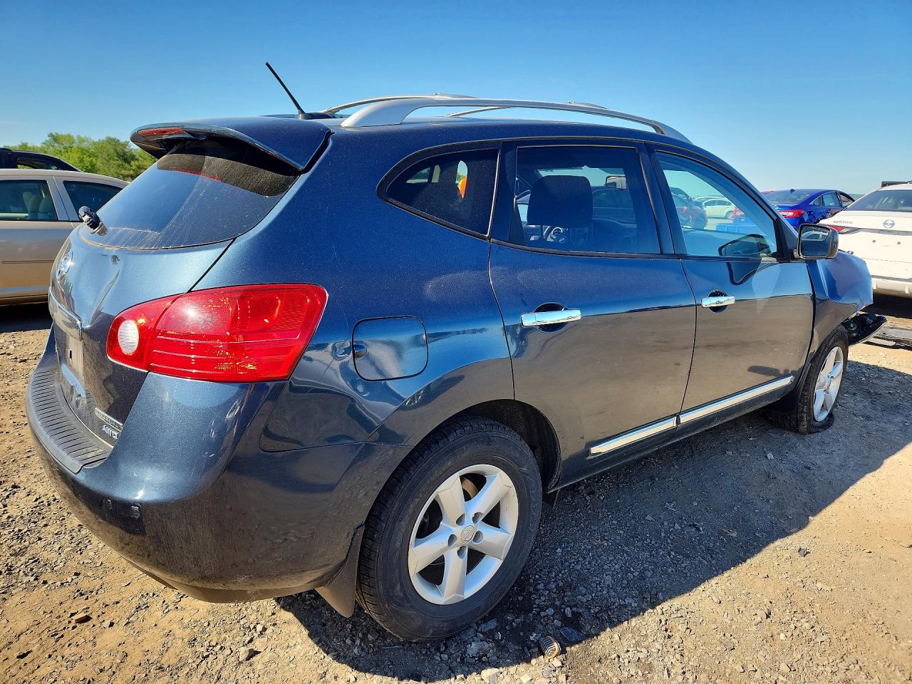 2013 Nissan Rogue S Blue vin: JN8AS5MV2DW613522