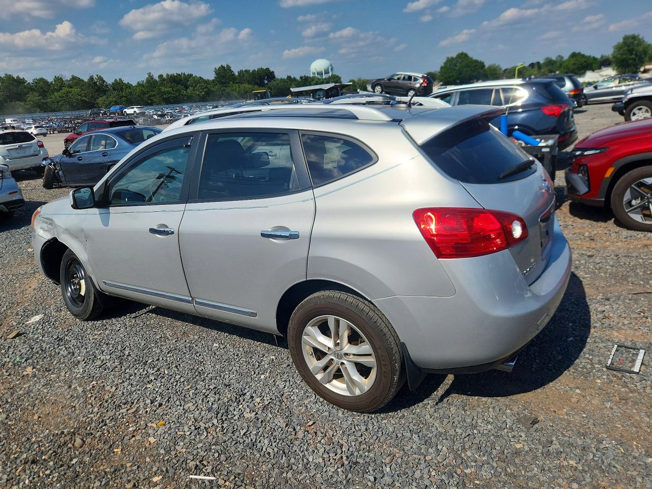 2013 Nissan Rogue S Silver vin: JN8AS5MV2DW615061