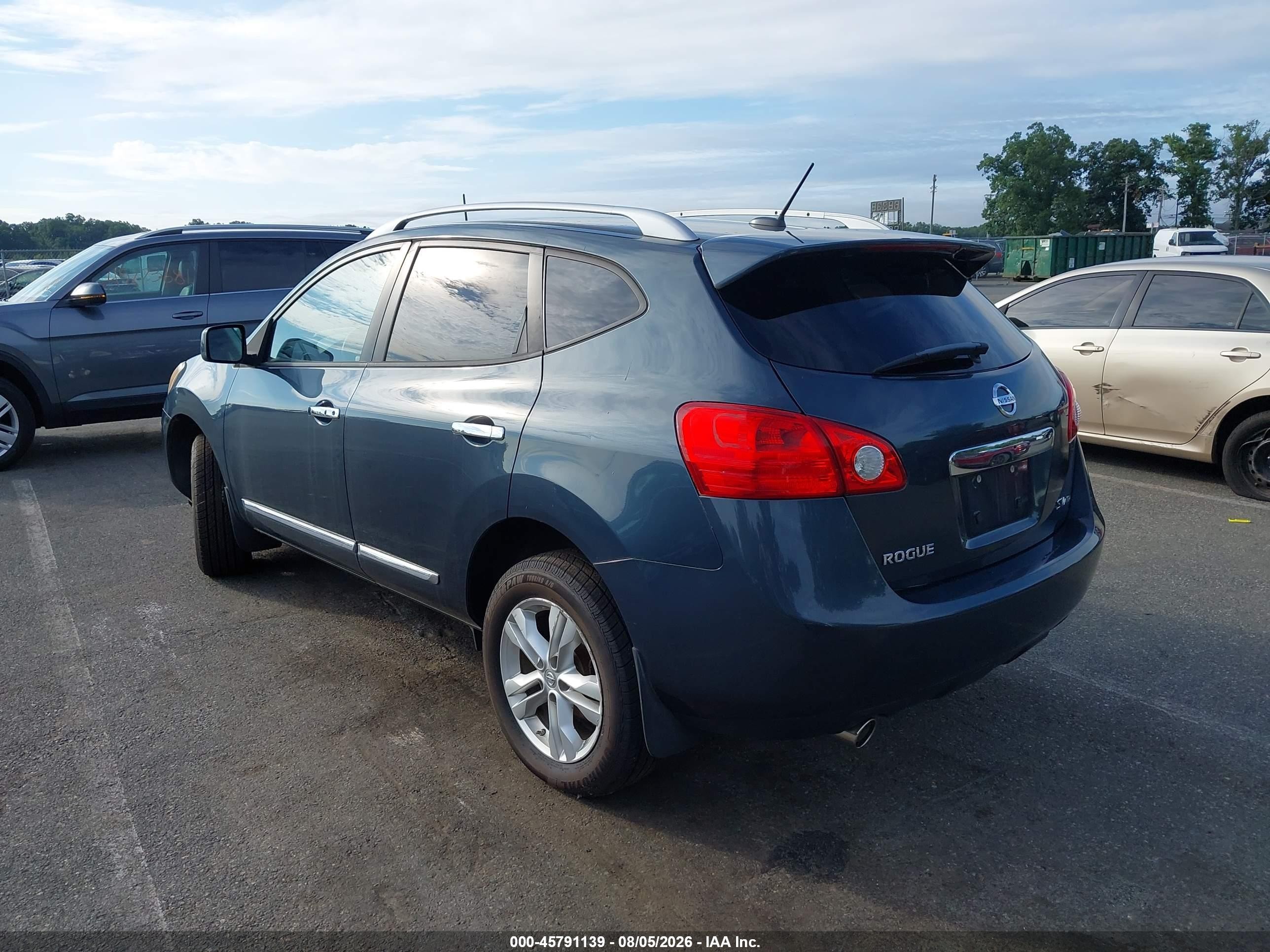 2013 Nissan Rogue Sv Blue vin: JN8AS5MV2DW615240
