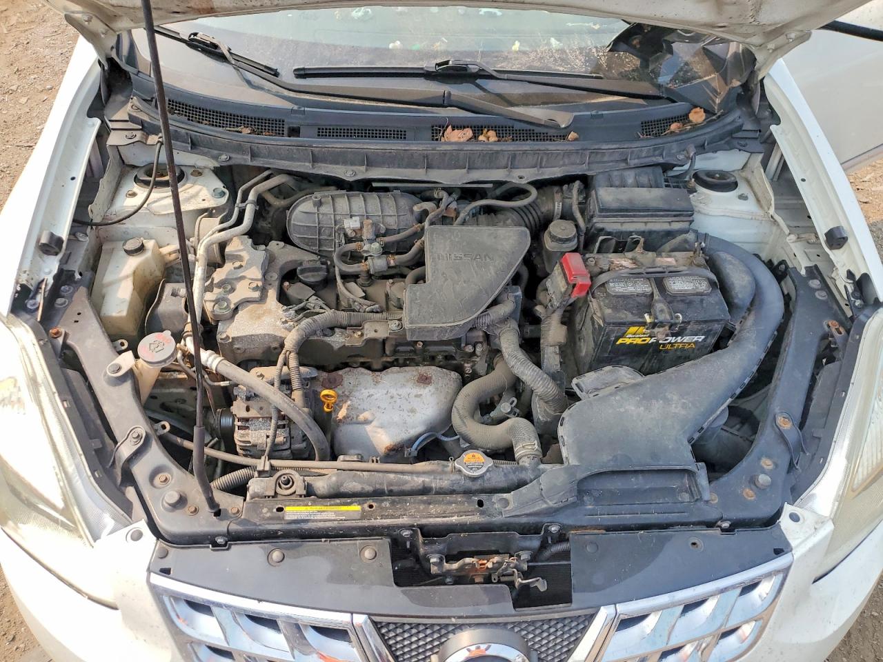 2013 Nissan Rogue S White vin: JN8AS5MV2DW621006