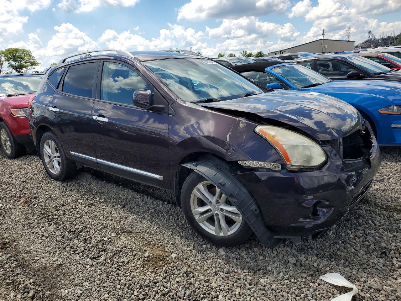 2013 Nissan Rogue S Purple vin: JN8AS5MV2DW625699