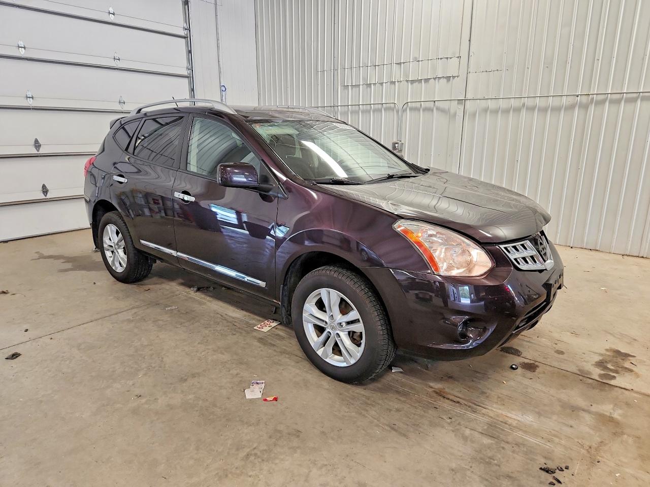 2013 Nissan Rogue S Purple vin: JN8AS5MV2DW626254