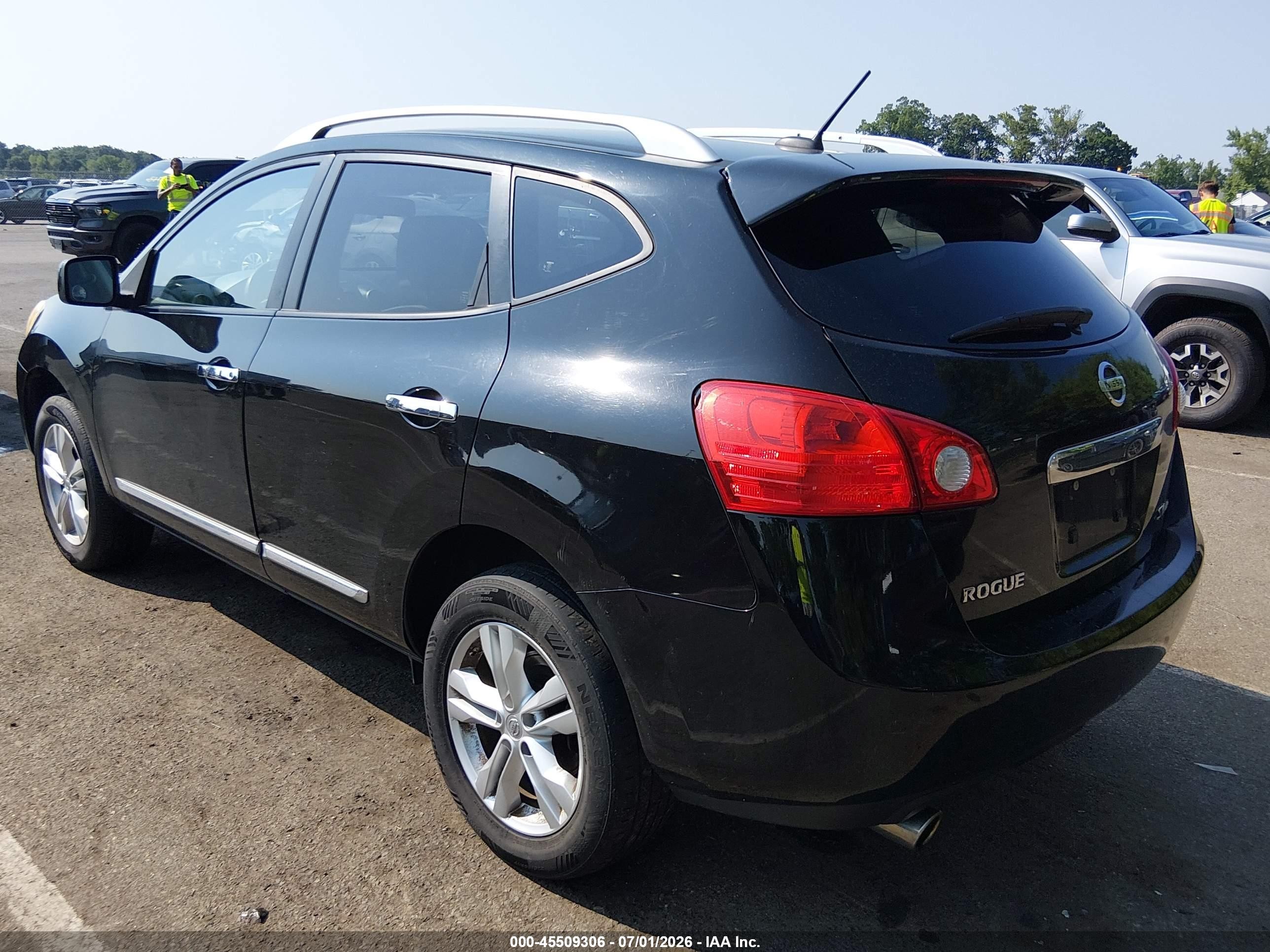 2013 Nissan Rogue Sv Black vin: JN8AS5MV2DW629011